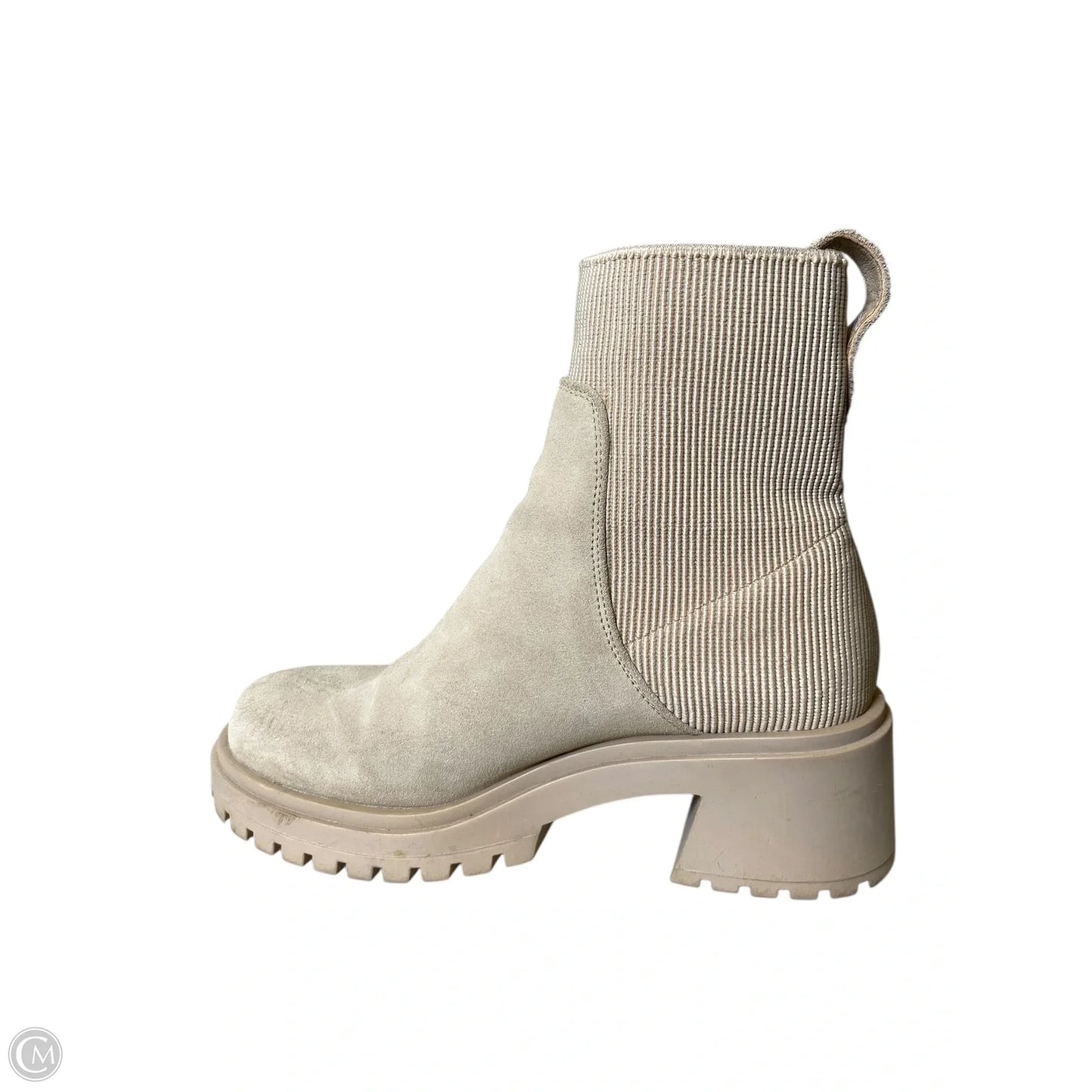 Boots Ankle Heels By Steve Madden In Tan, Size: 8