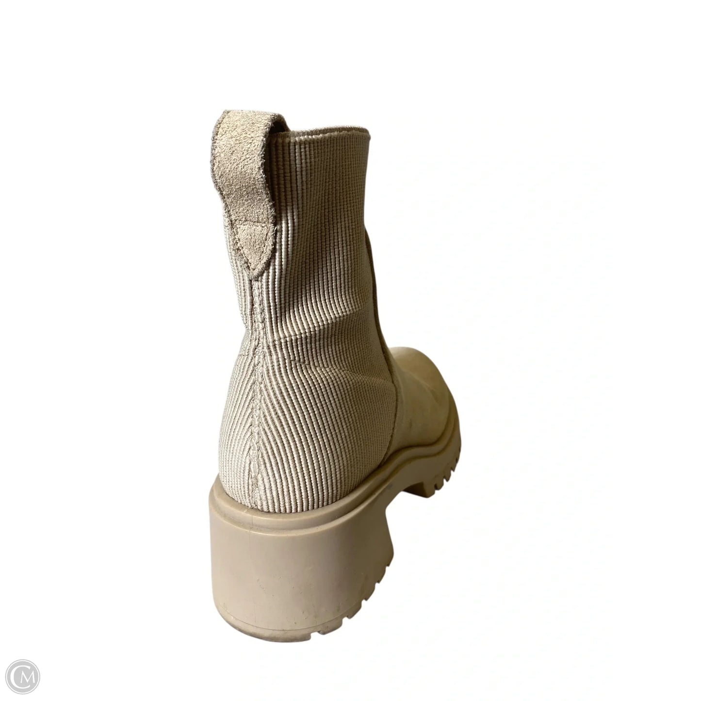 Boots Ankle Heels By Steve Madden In Tan, Size: 8