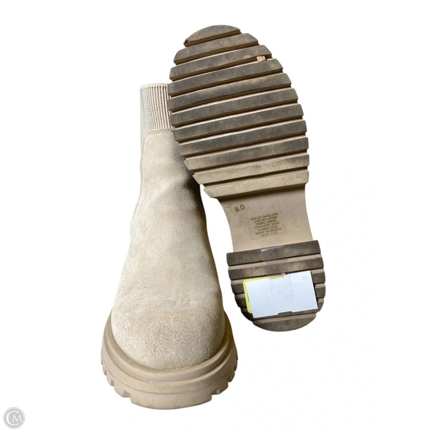 Boots Ankle Heels By Steve Madden In Tan, Size: 8