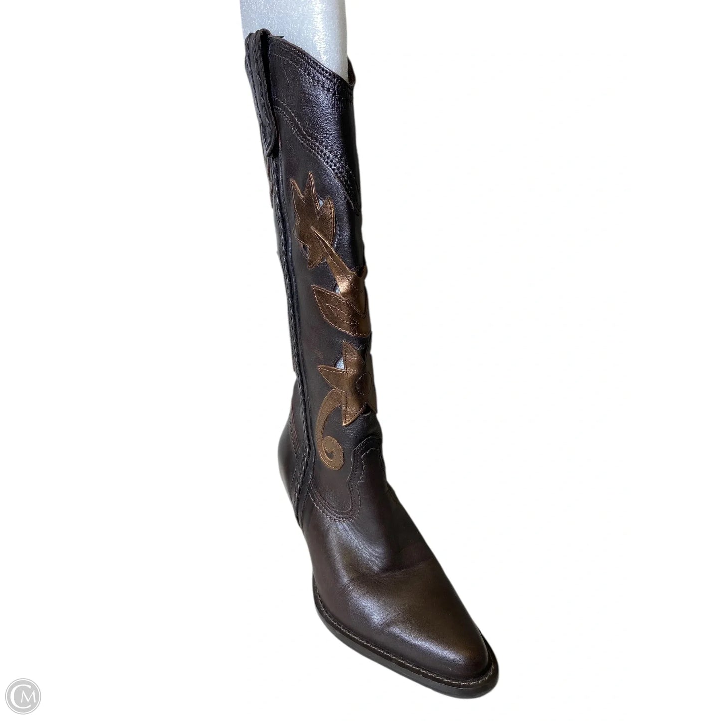 Boots Western By Clothes Mentor In Brown, Size: 6.5