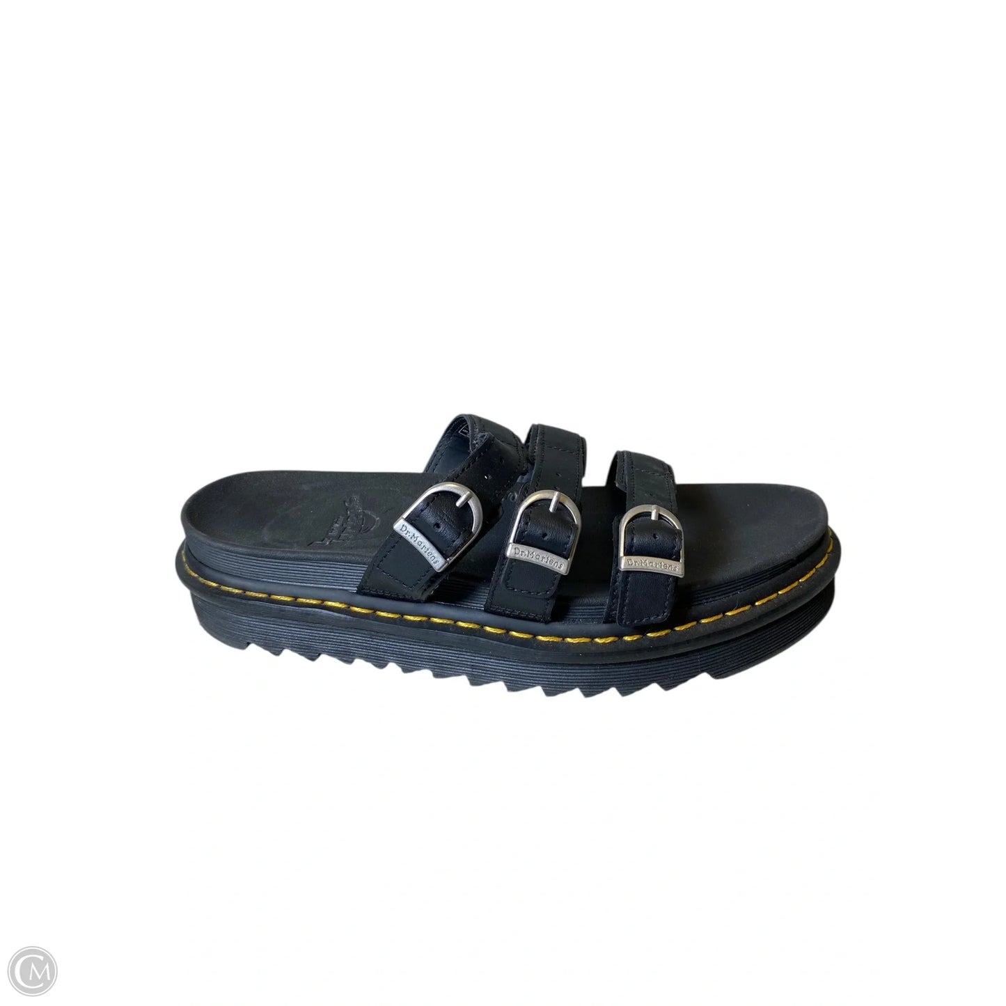 Sandals Heels Platform By Dr Martens In Black, Size: 11