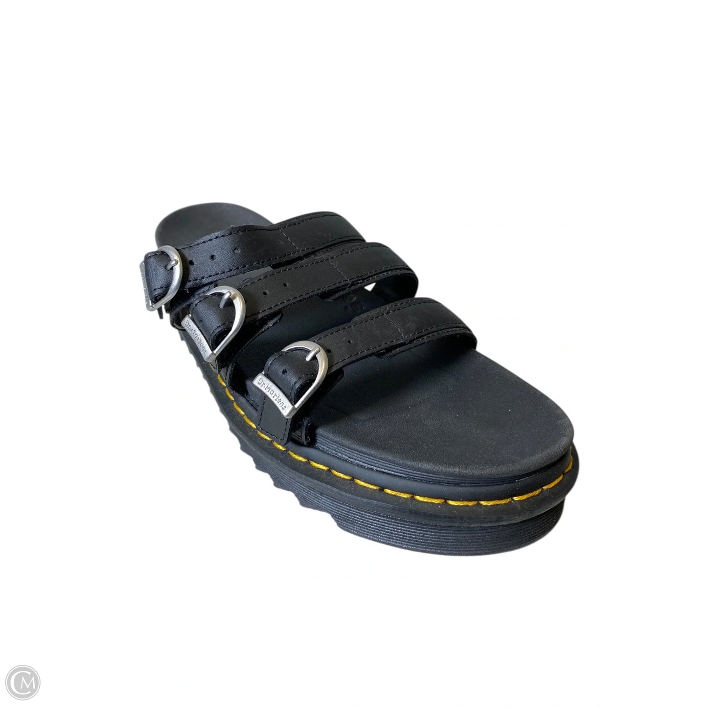 Sandals Heels Platform By Dr Martens In Black, Size: 11