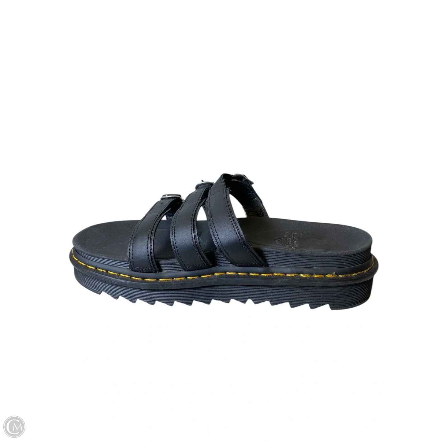 Sandals Heels Platform By Dr Martens In Black, Size: 11