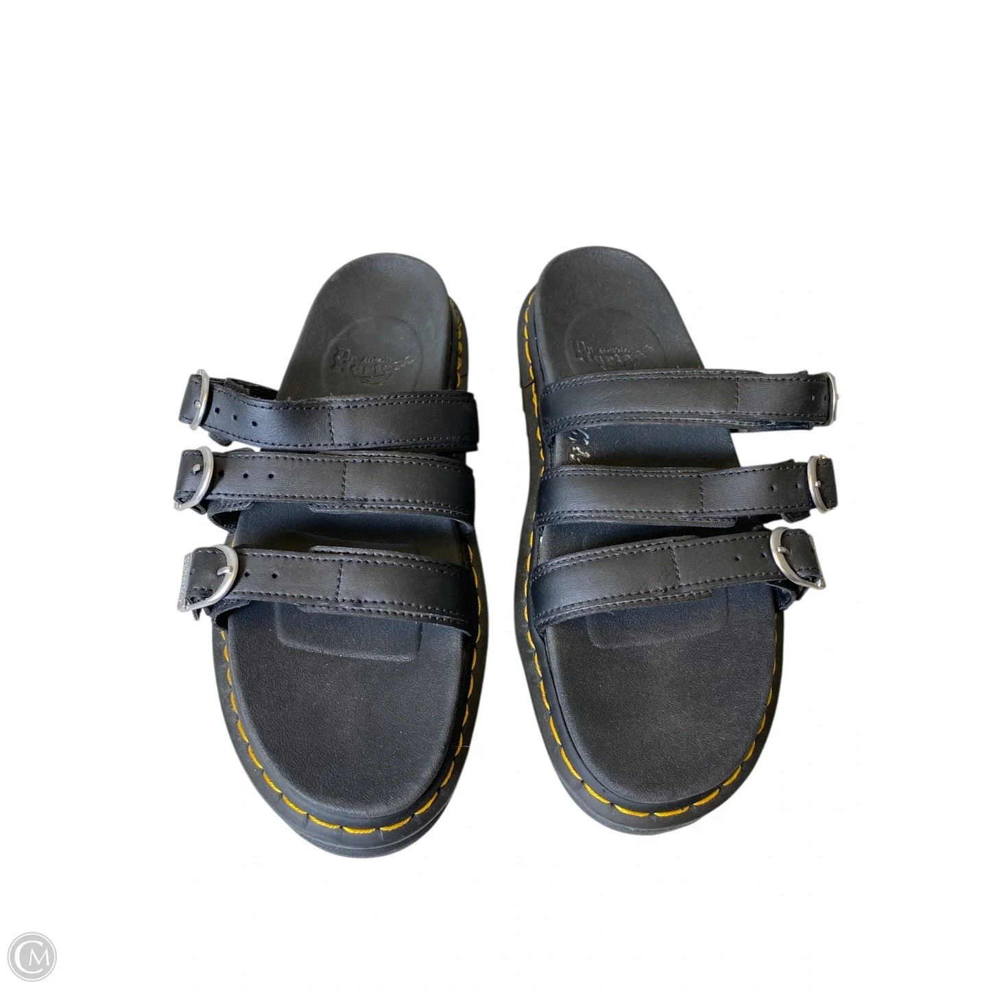 Sandals Heels Platform By Dr Martens In Black, Size: 11
