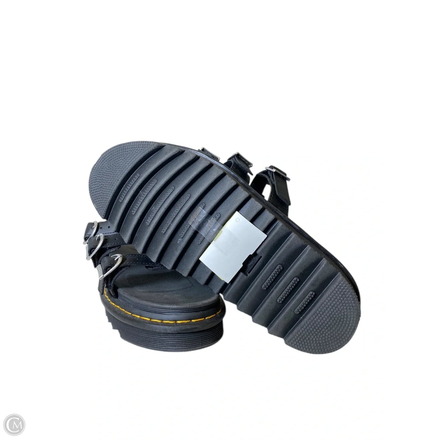 Sandals Heels Platform By Dr Martens In Black, Size: 11