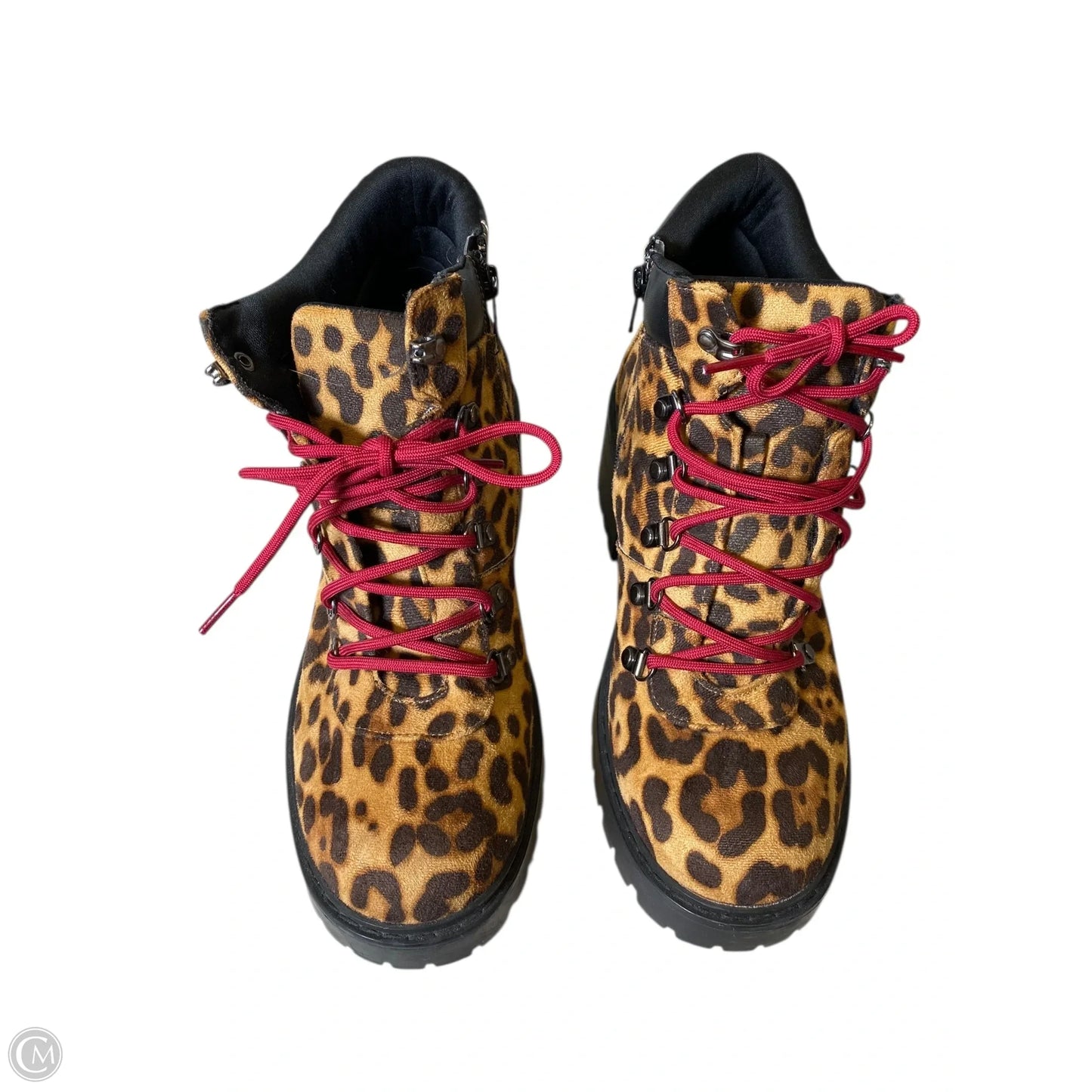 Boots Ankle Heels By Skechers In Animal Print, Size: 11