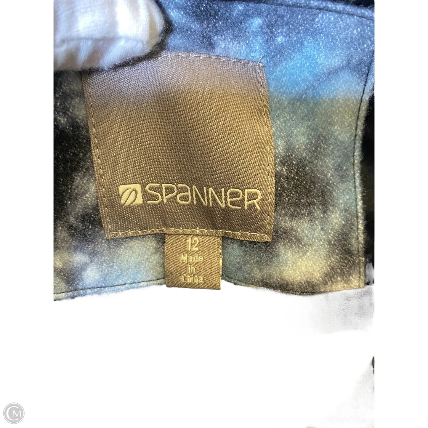 Coat Peacoat By Clothes Mentor In Multi-colored, Size: 12