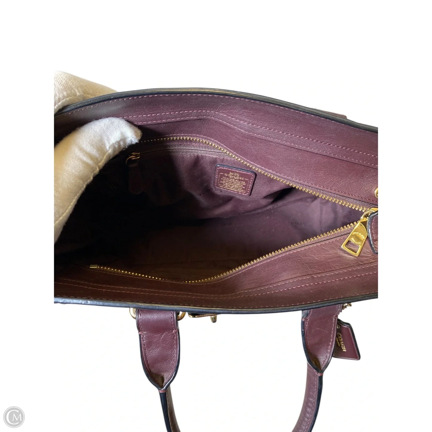 Handbag Designer By Coach, Size: Medium