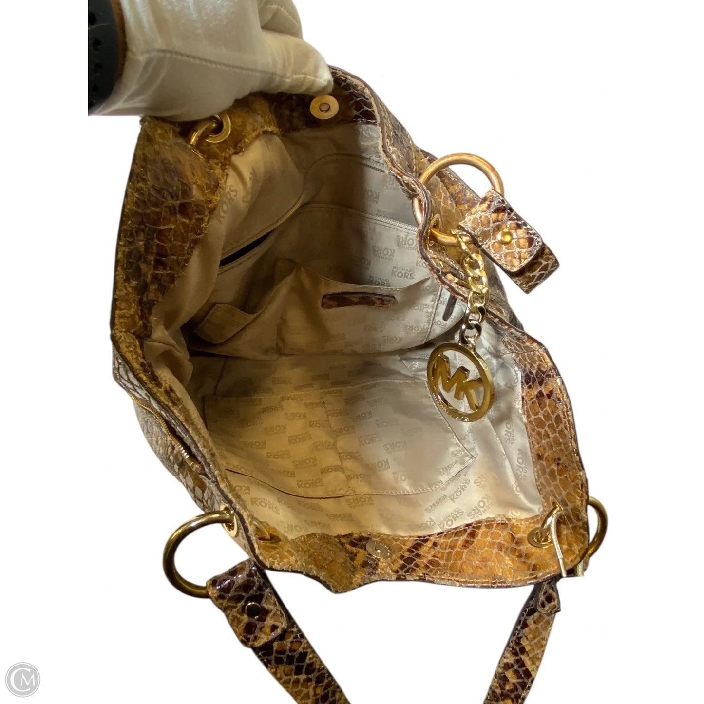 Handbag Designer By Michael Kors, Size: Medium