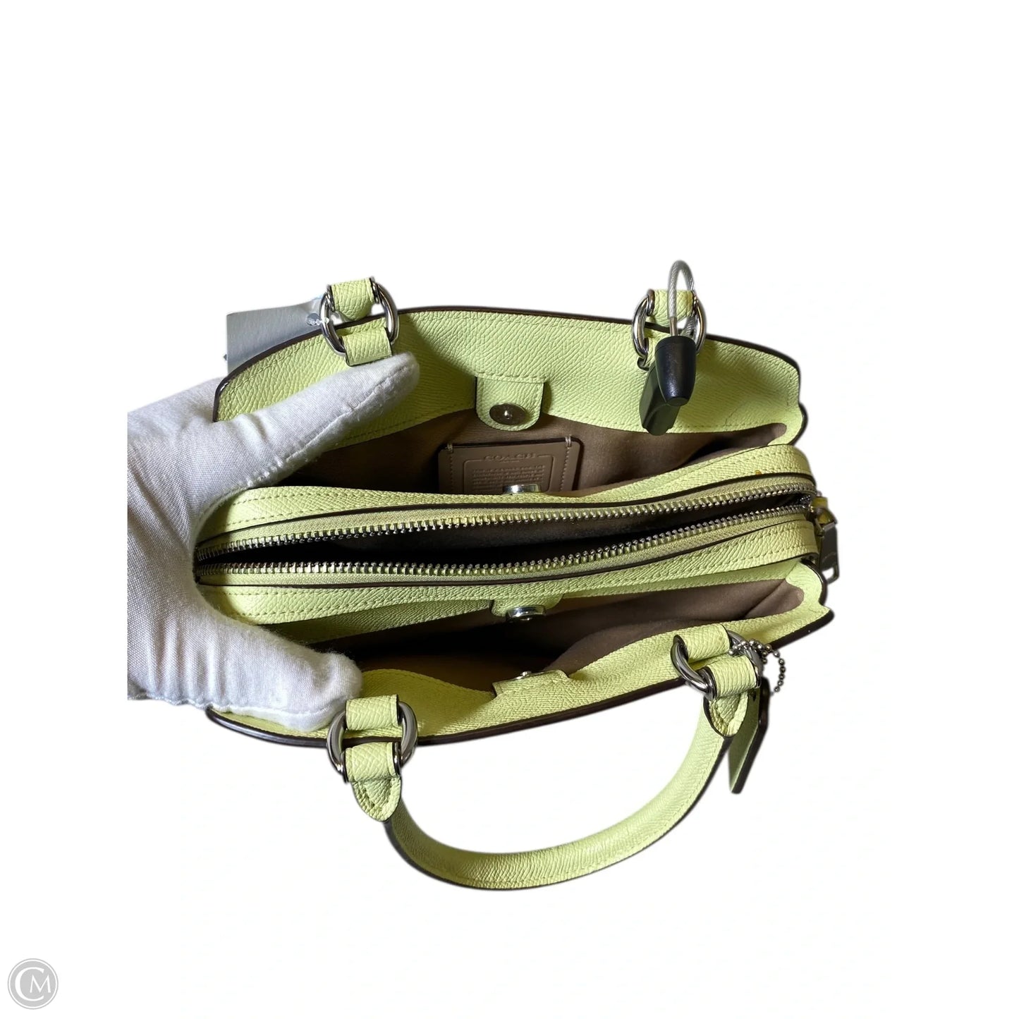 Handbag Designer By Coach, Size: Medium