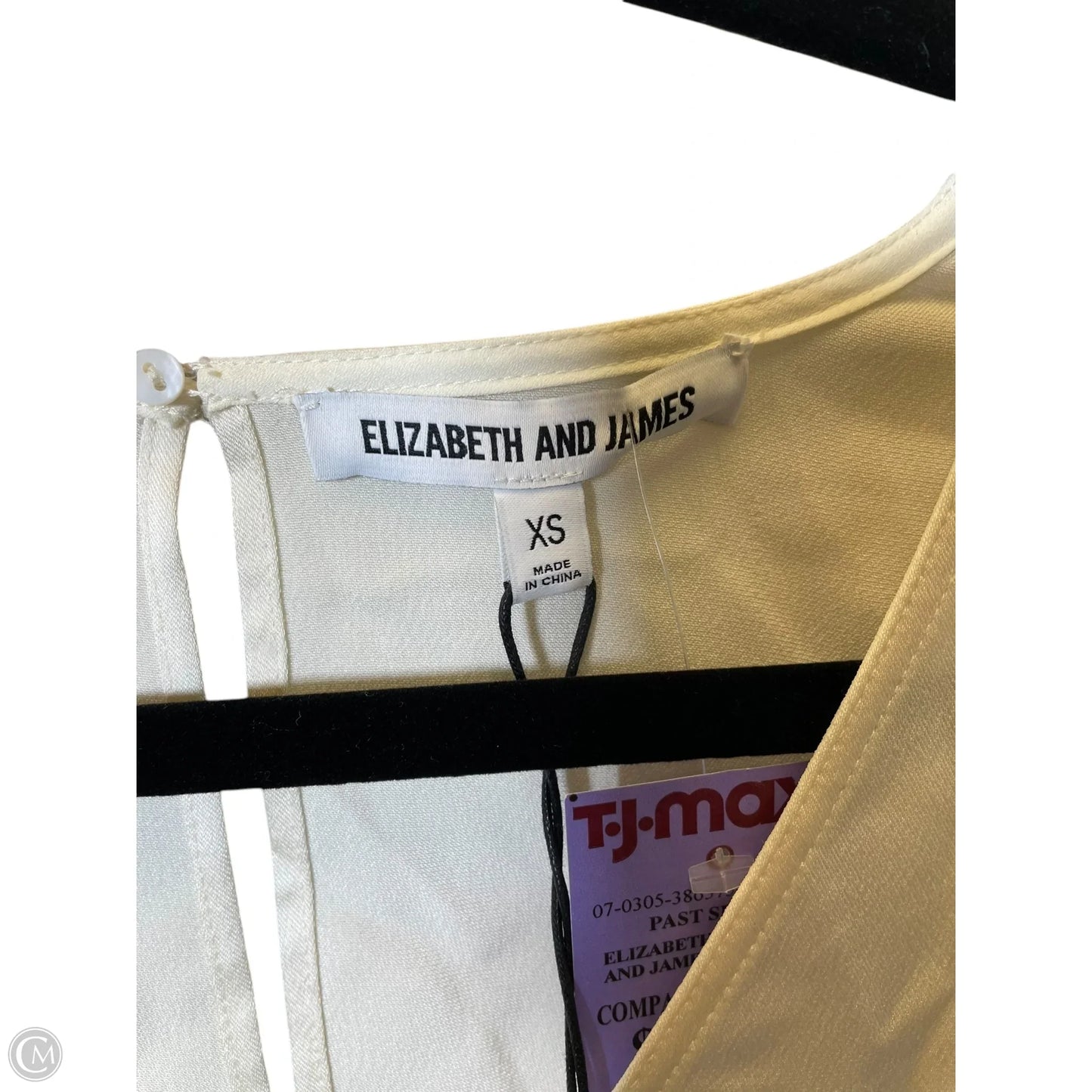 Top Long Sleeve By Elizabeth And James In Cream, Size: Xs