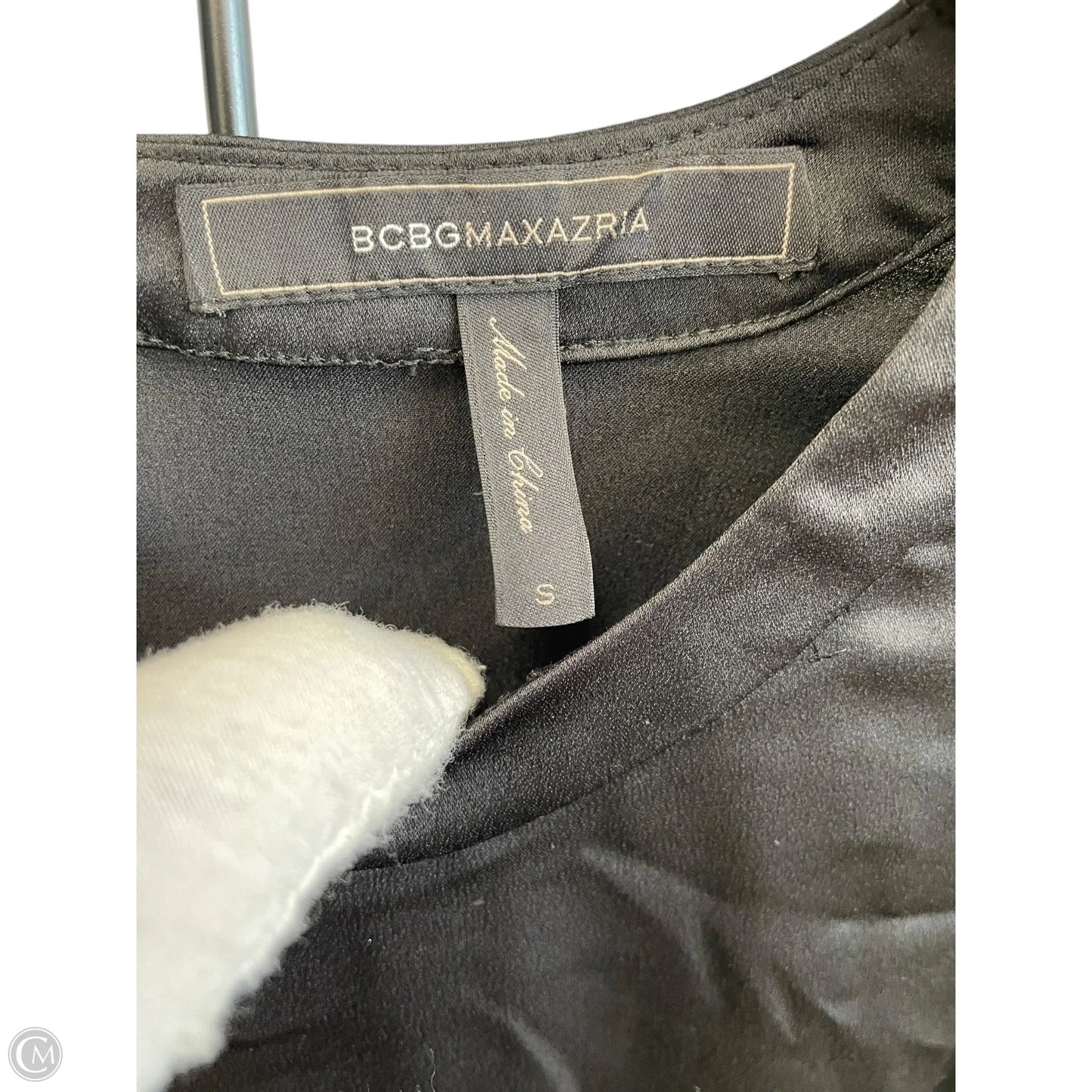 Top Long Sleeve By Bcbgmaxazria In Black, Size: S