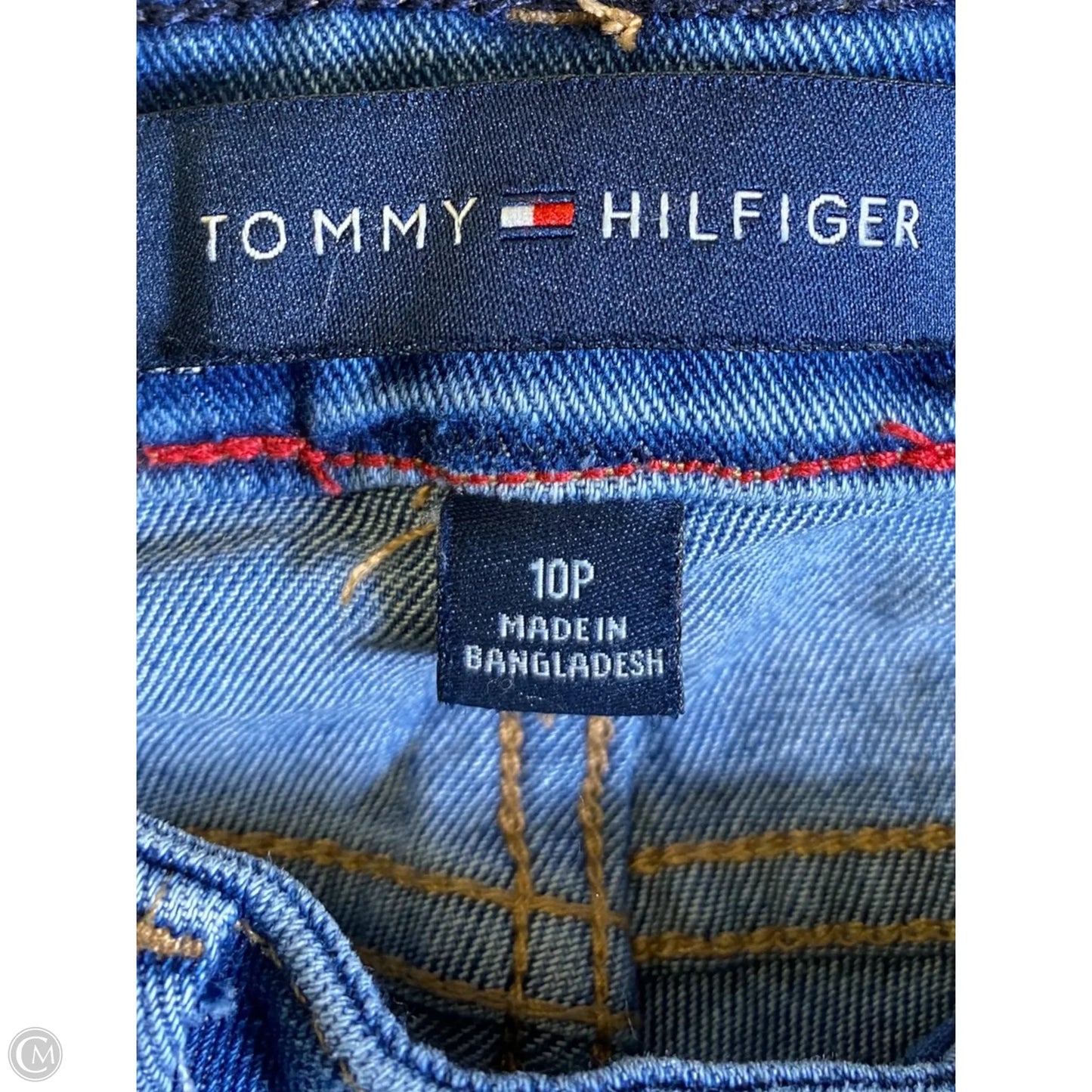 Jeans Skinny By Tommy Hilfiger In Blue Denim, Size: 10
