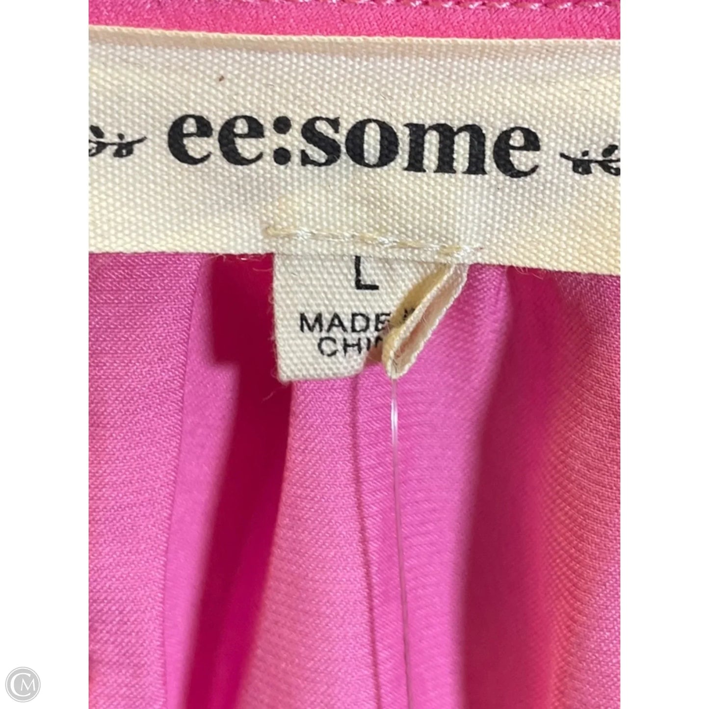 Jumpsuit By Ee Some In Pink, Size: L