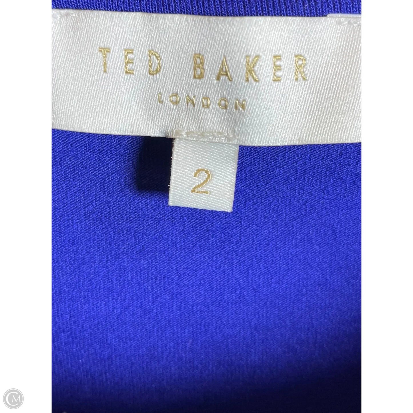 Top Short Sleeve By Ted Baker In Blue, Size: Xs