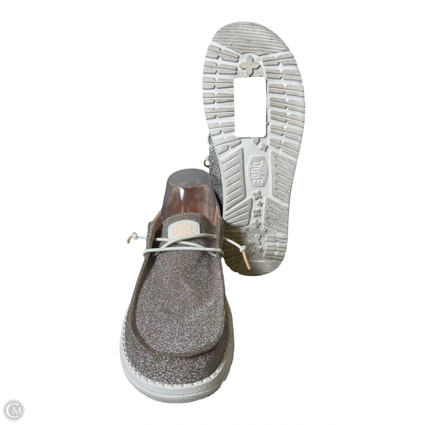 Shoes Flats By Hey Dude In Peach, Size: 8