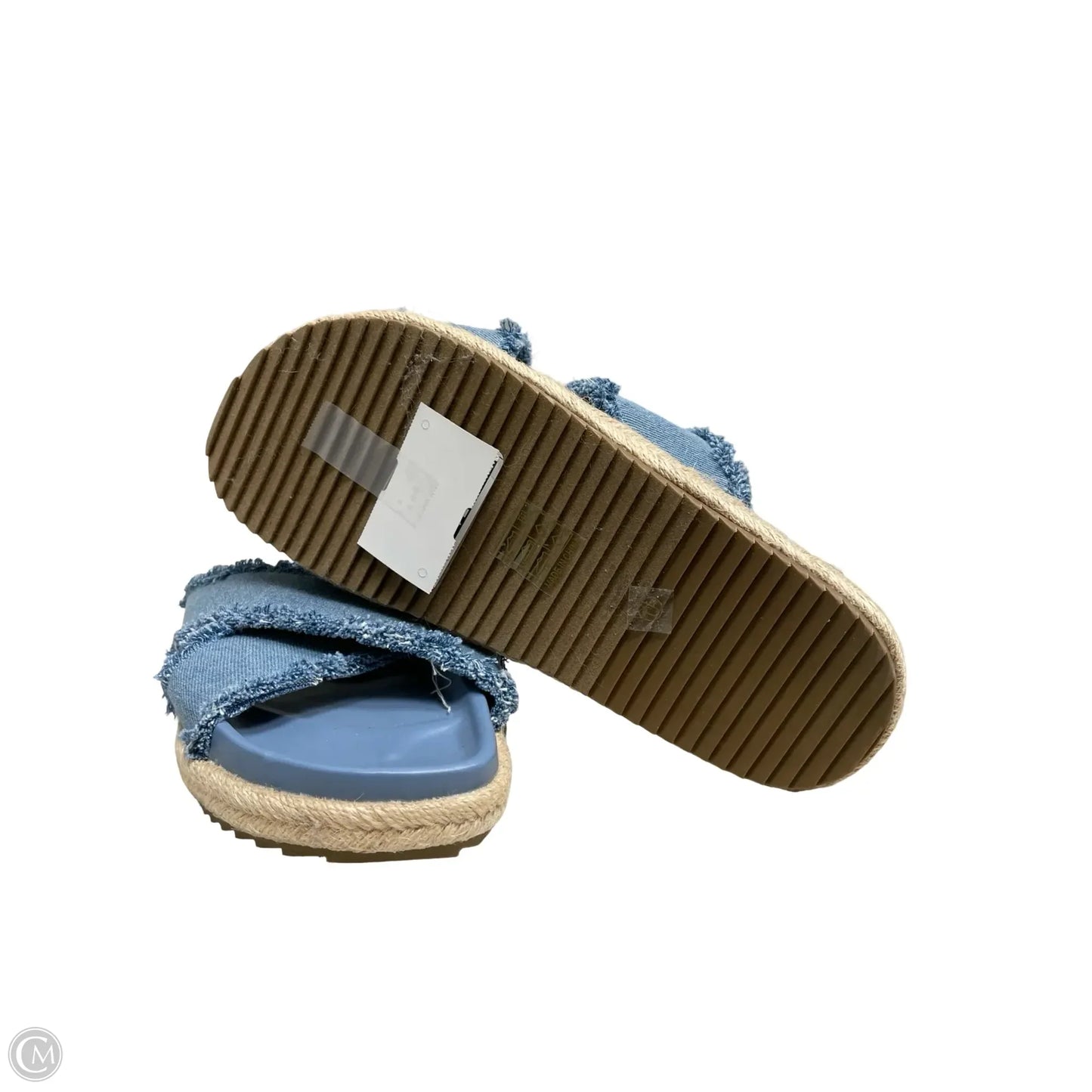 Sandals Flats By Shu Shop In Blue, Size: 7.5