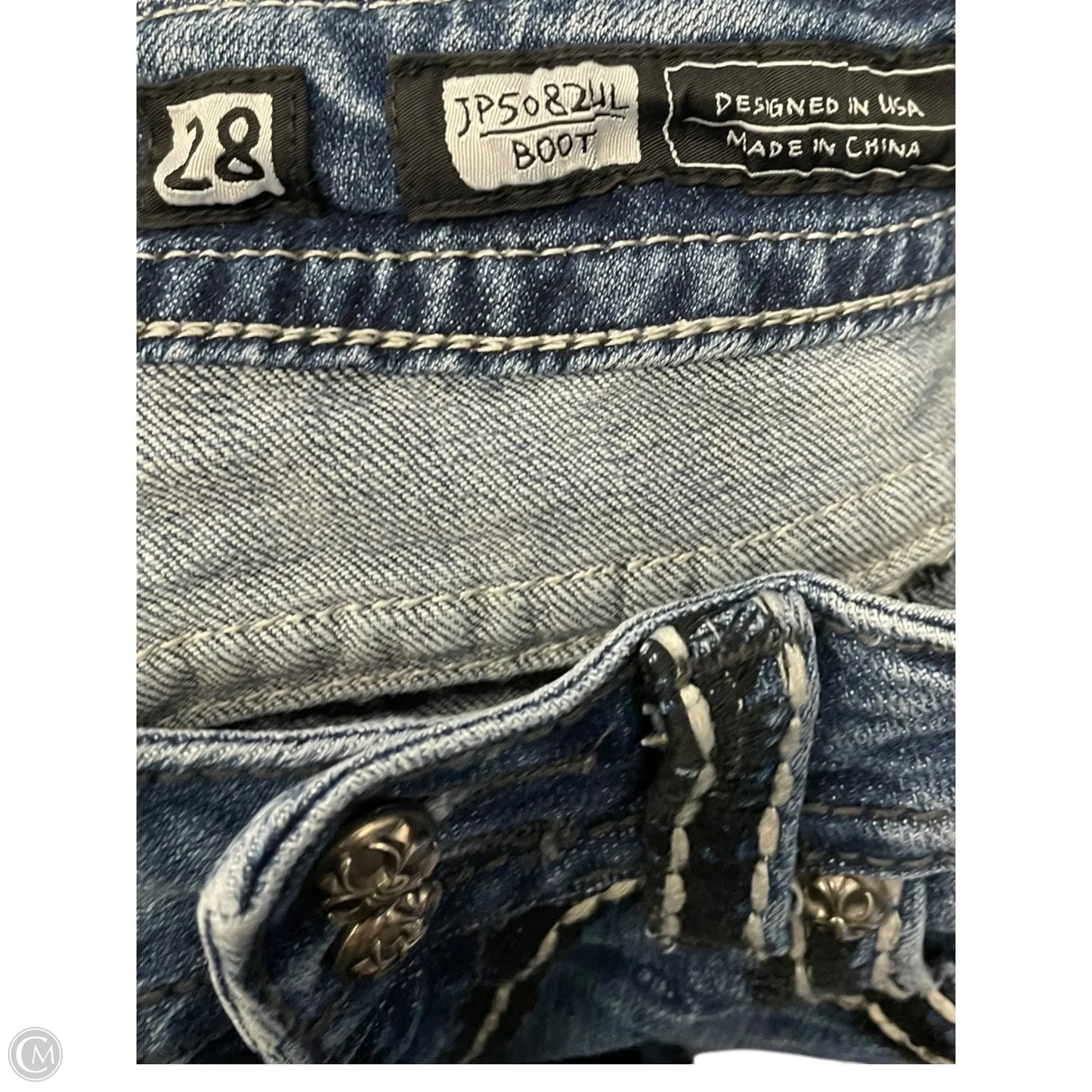 Jeans Boot Cut By Miss Me In Blue, Size: 6