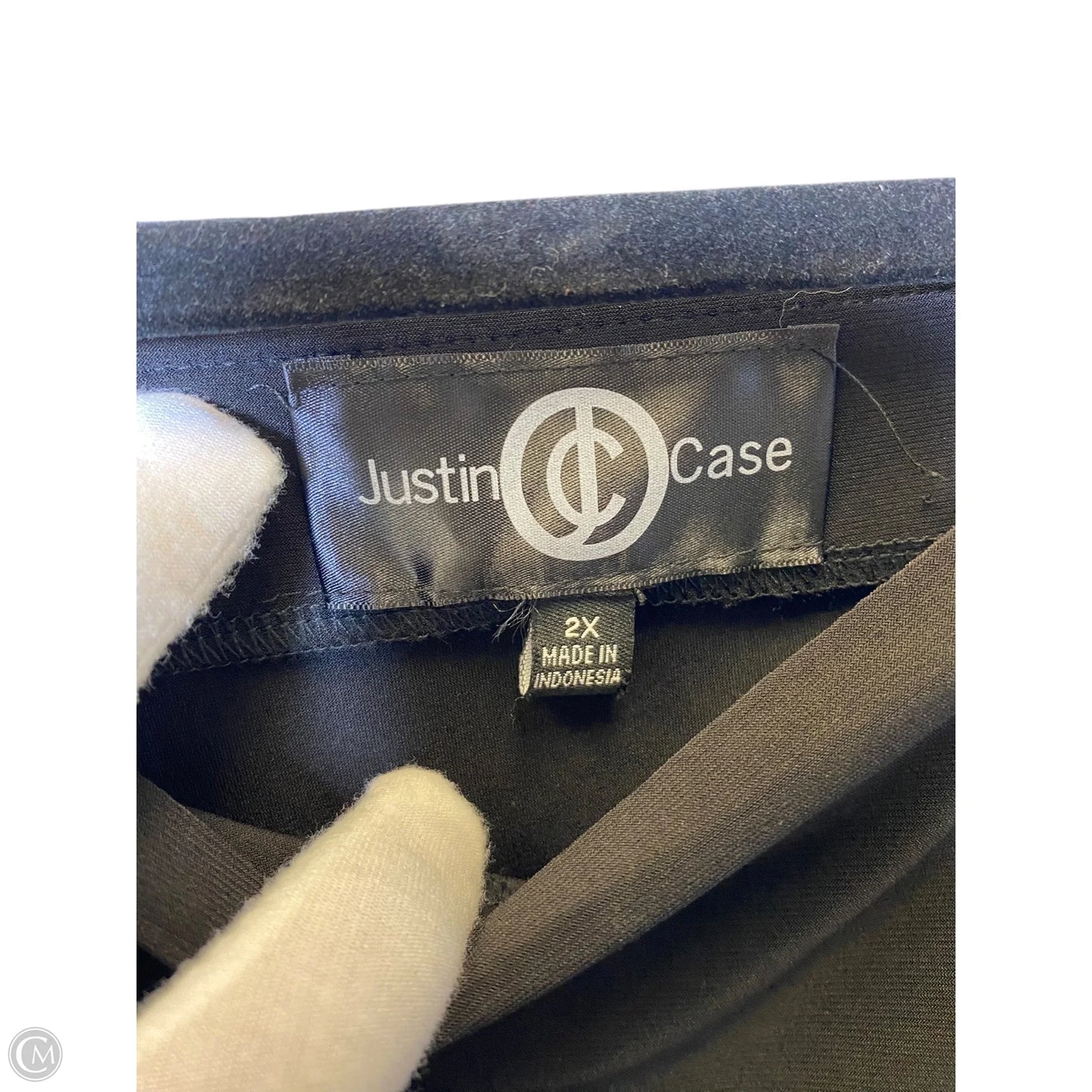 Top Long Sleeve By Clothes Mentor In Black, Size: 2x