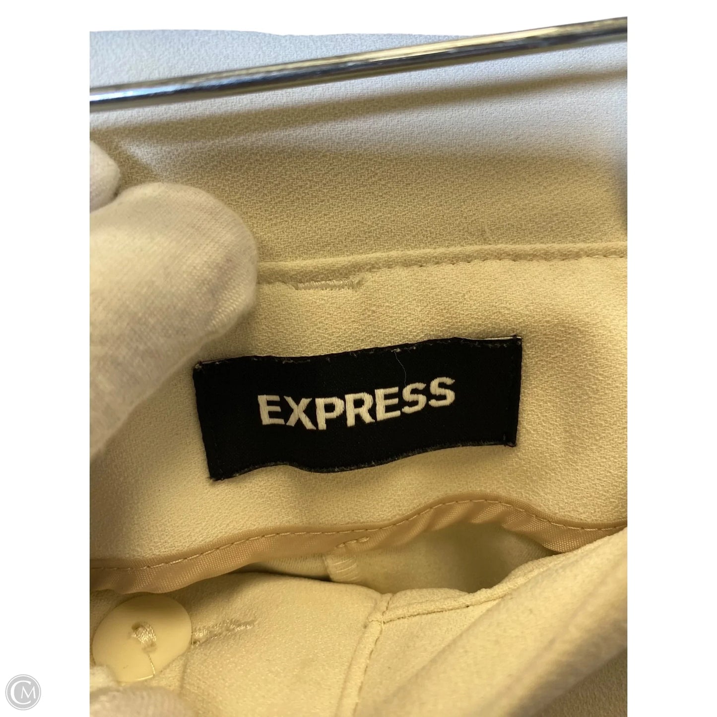 Shorts By Express In Cream, Size: 2
