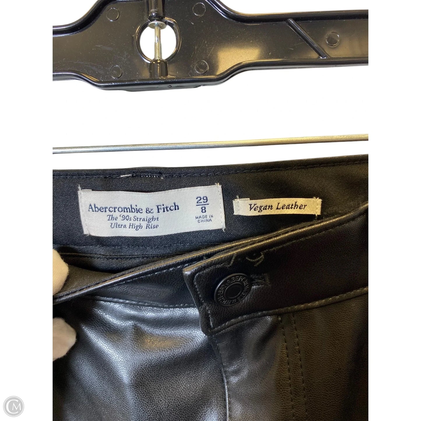 Pants Linen By Abercrombie And Fitch In Black, Size: 8