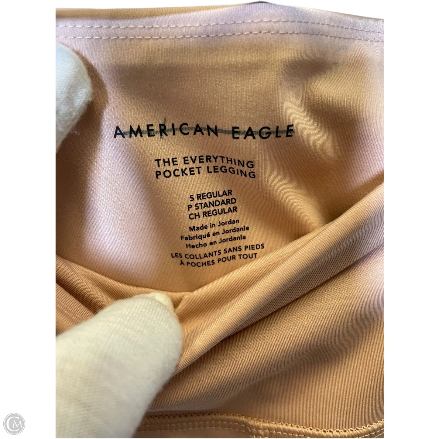 Athletic Leggings By American Eagle In Peach, Size: S