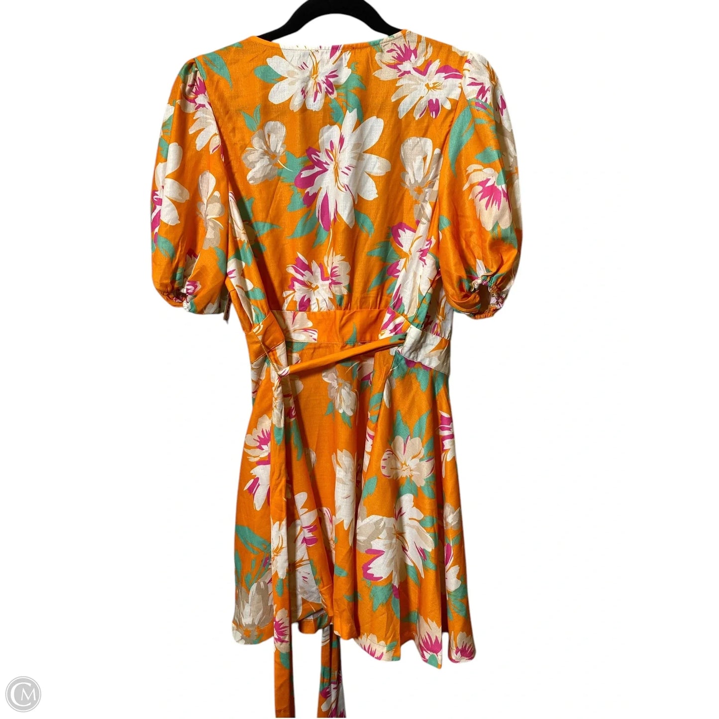 Dress Casual Midi By Flying Tomato In Floral Print, Size: L