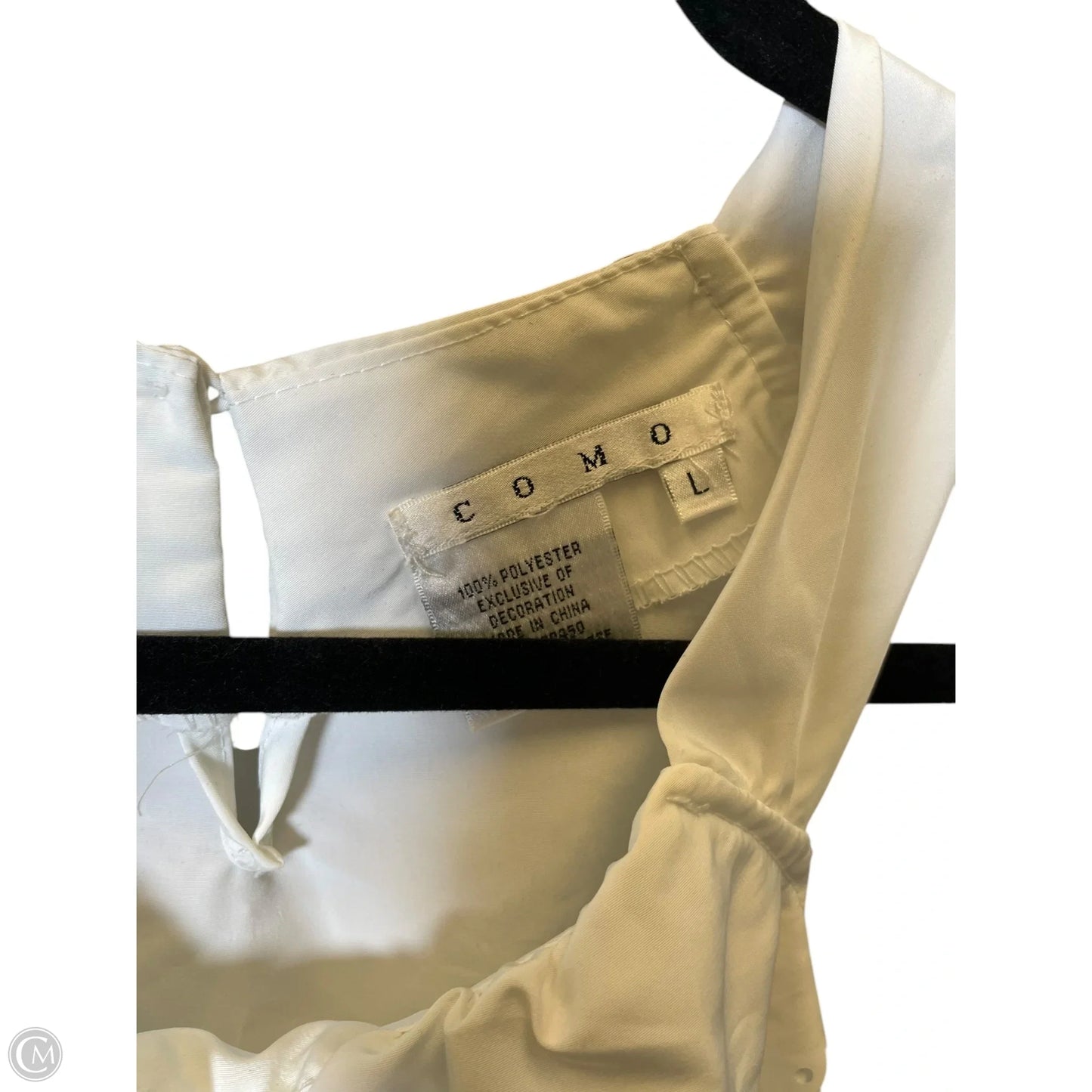 Top Sleeveless By Cmc In White, Size: L