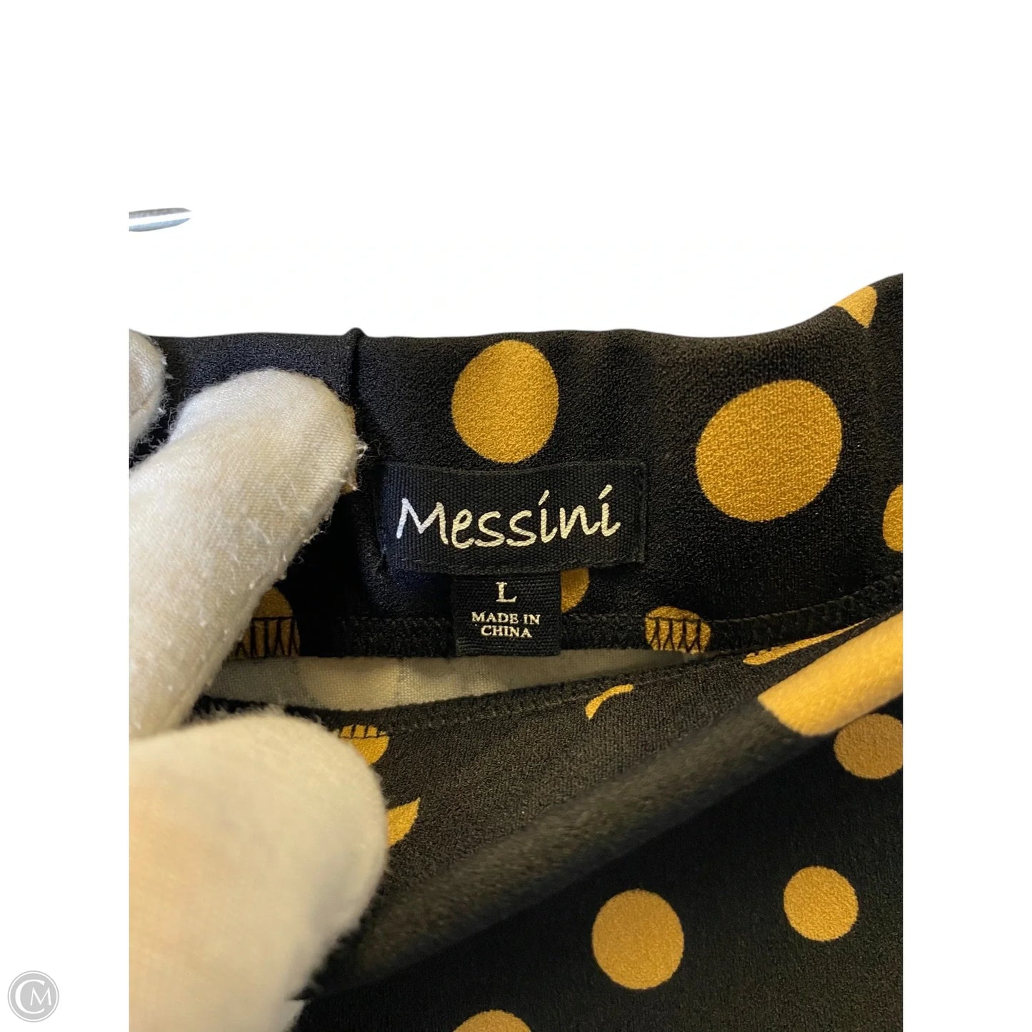 Skirt Maxi By Clothes Mentor In Polkadot Pattern, Size: L