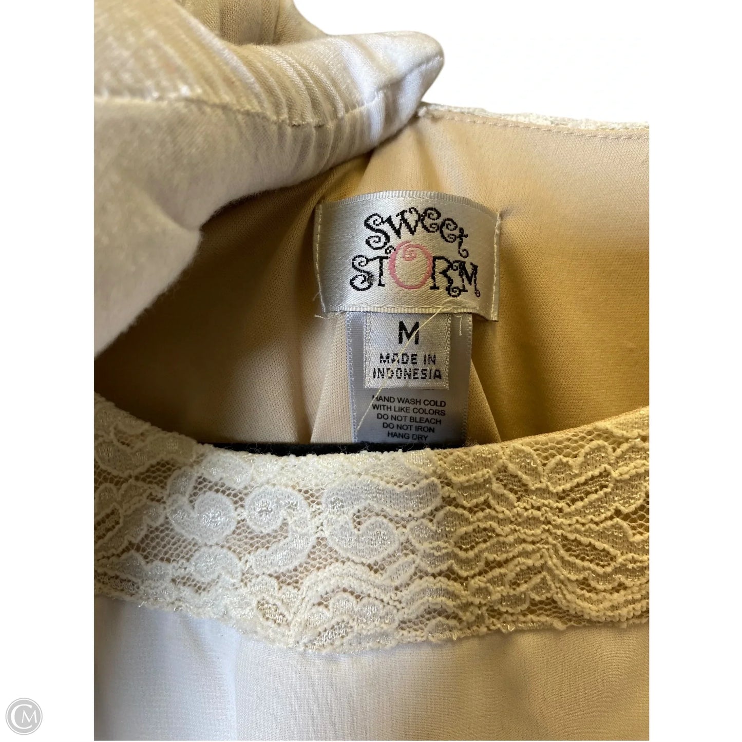Dress Party Long By Sweet Storm In Cream, Size: M