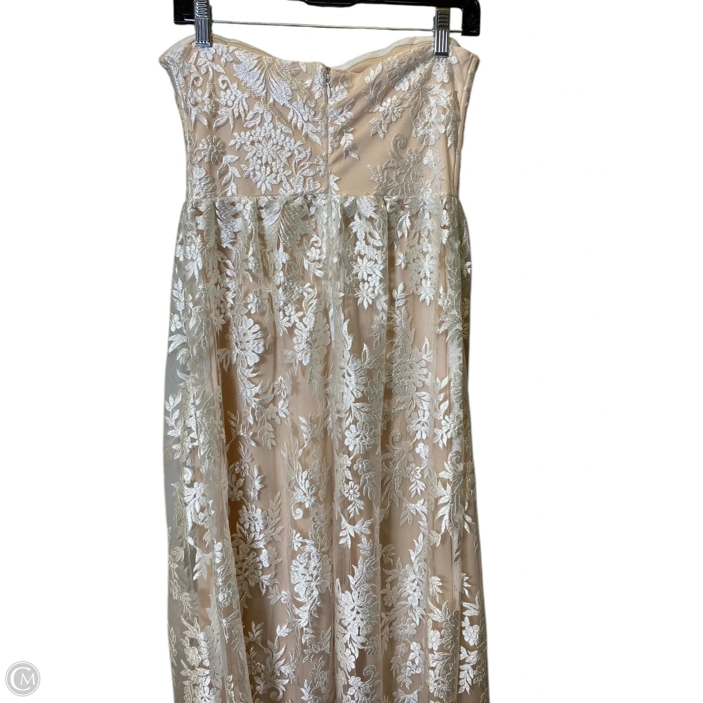 Dress Casual Maxi By Lulus In Pink & White, Size: M