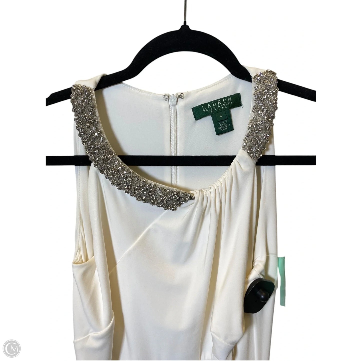 Dress Casual Maxi By Lauren By Ralph Lauren In Cream, Size: Xs