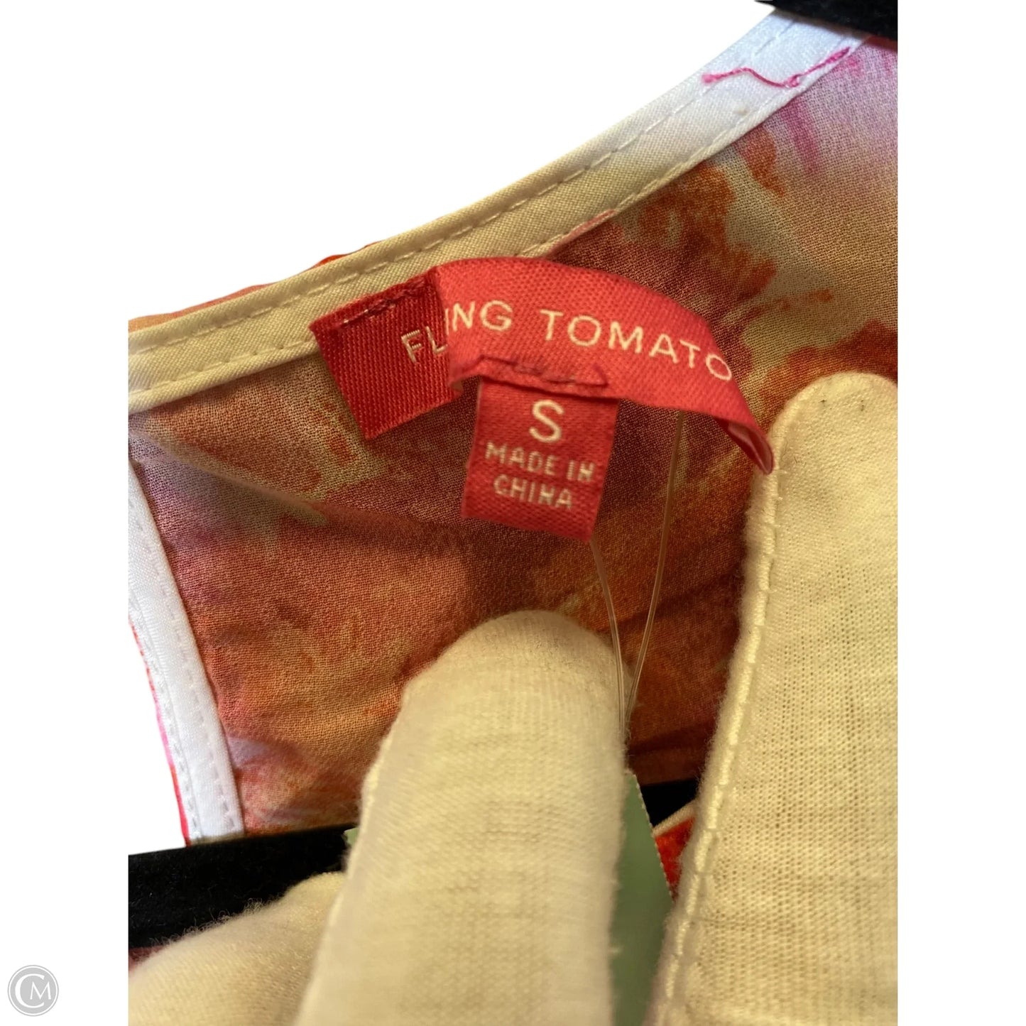 Top Long Sleeve By Flying Tomato In Floral Print, Size: S