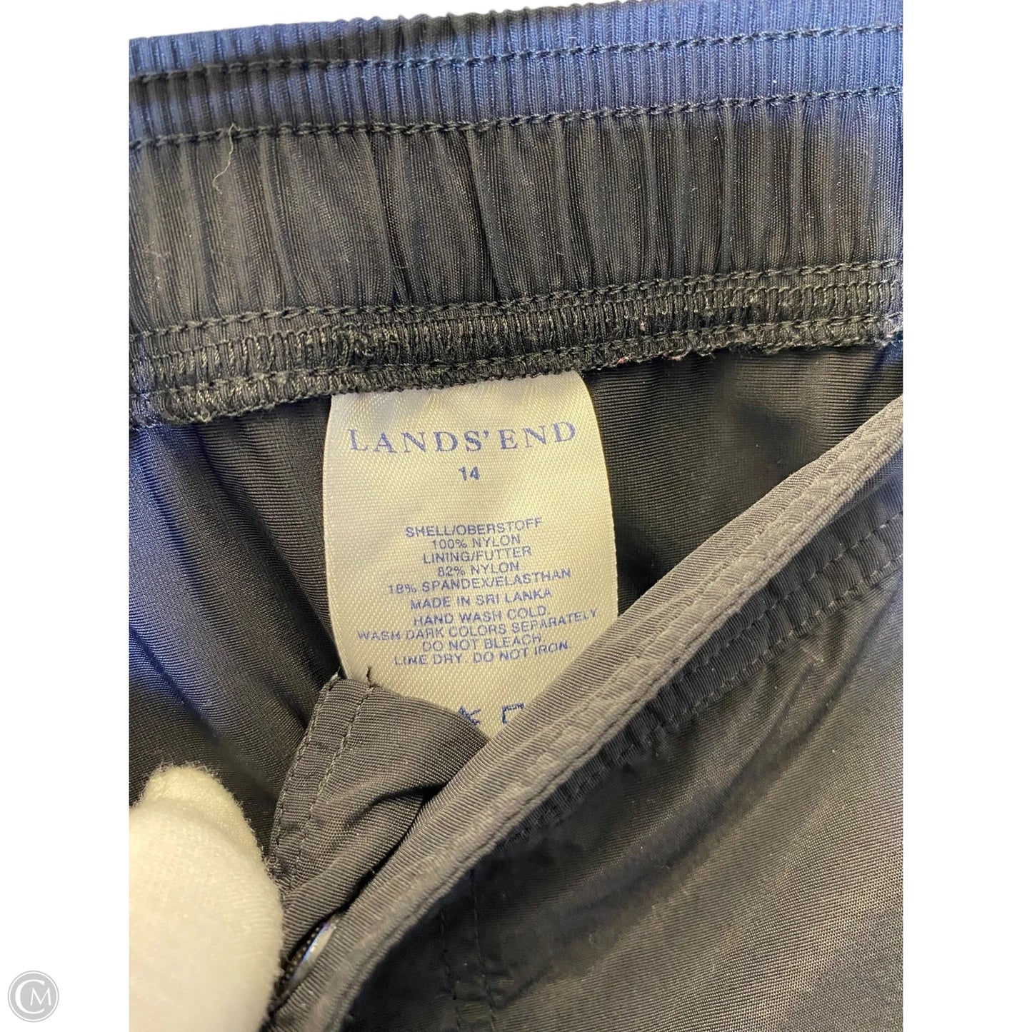 Shorts By Lands End In Black, Size: Xl