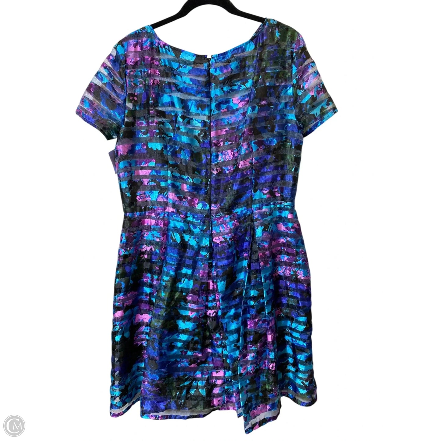Dress Casual Midi By Tahari By Arthur Levine In Floral Print, Size: Xl