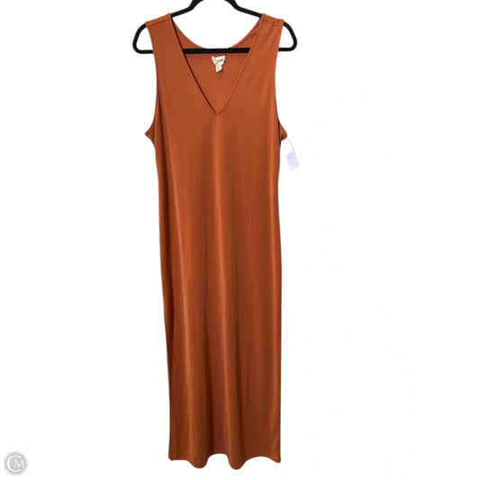 Dress Casual Maxi By Open Edit In Copper, Size: M