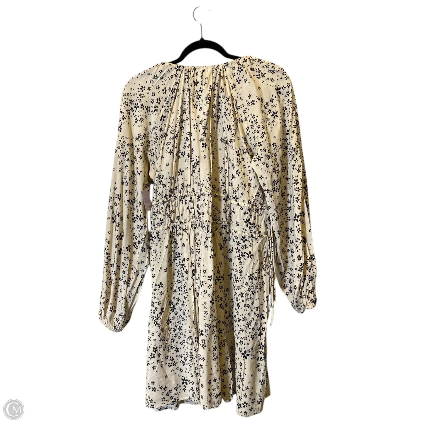 Dress Casual Midi By H&m In Black & Tan, Size: S