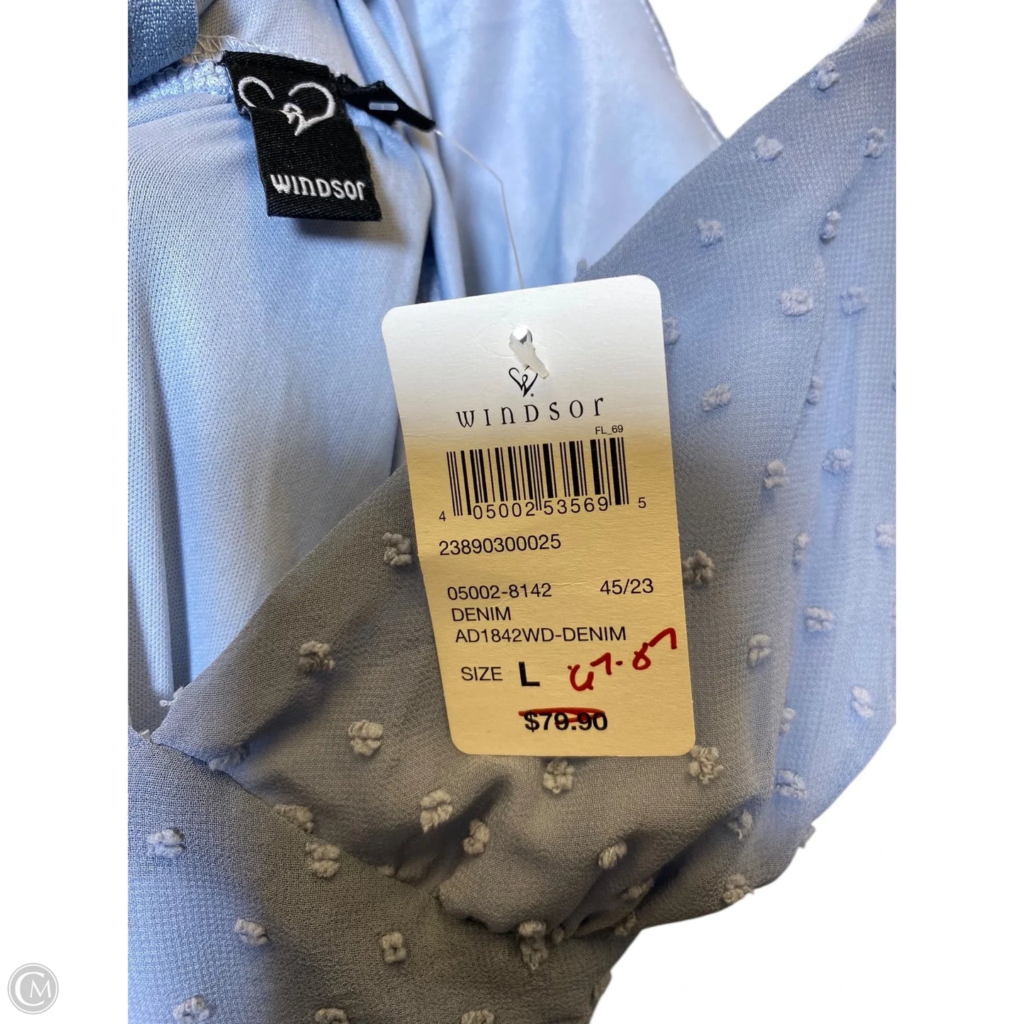 Dress Casual Maxi By Windsor In Blue, Size: L