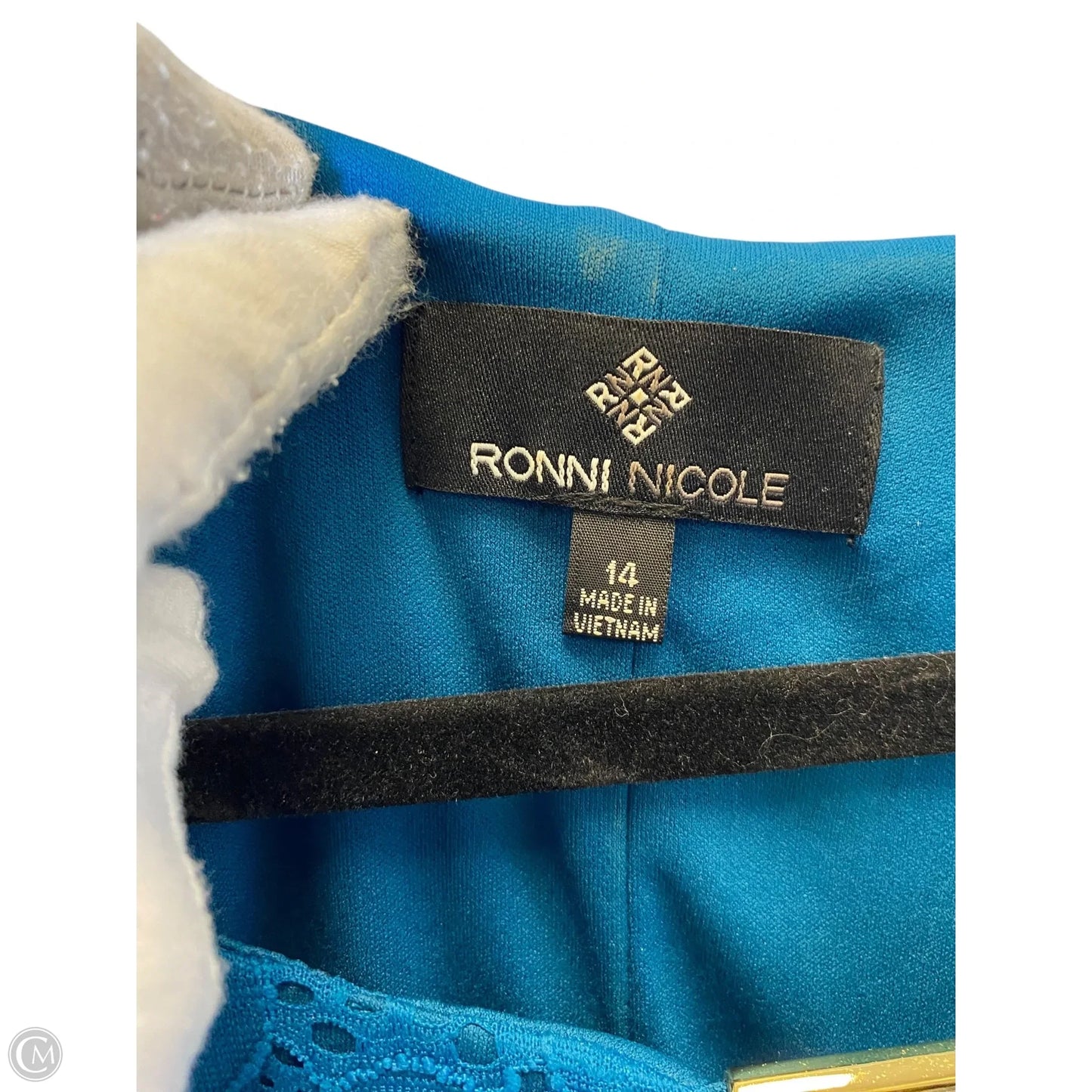 Dress Casual Midi By Ronnie Nicole In Blue, Size: Xl