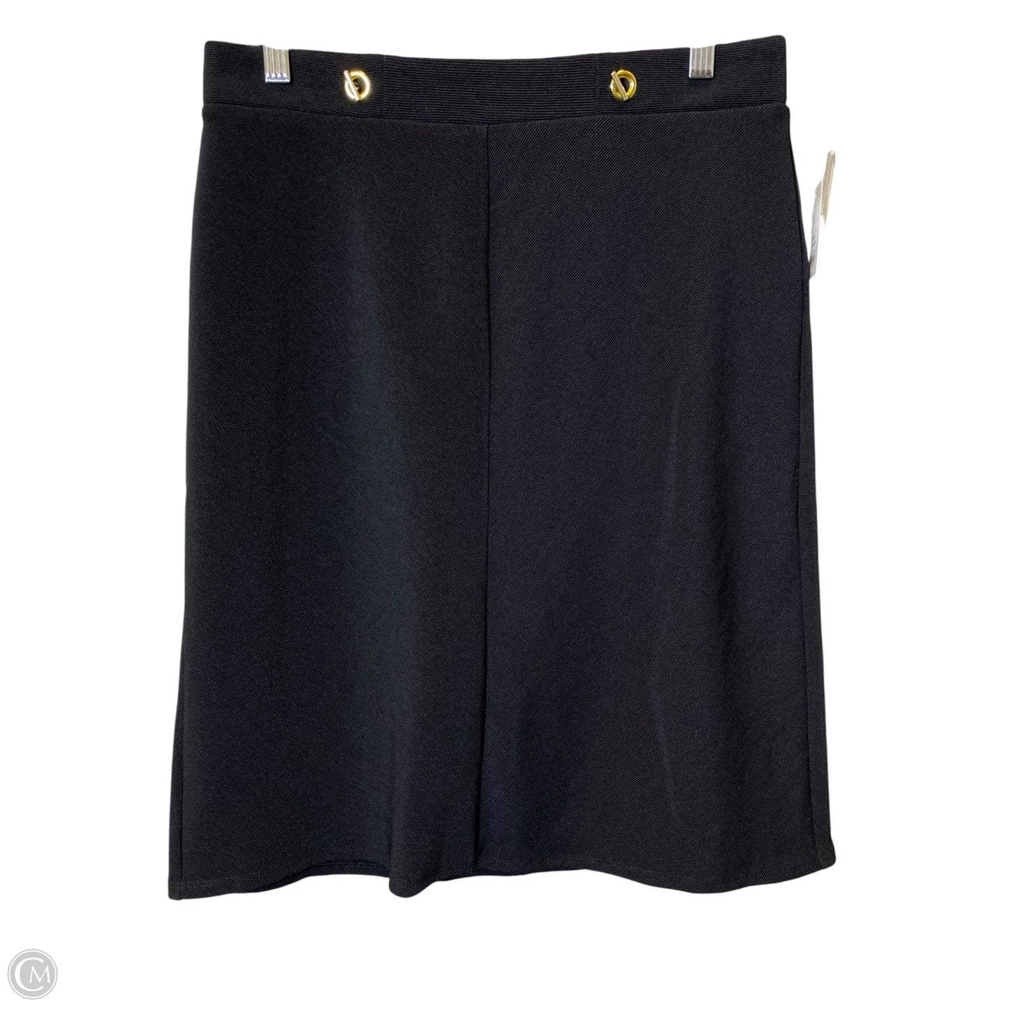 Skirt Midi By Liz Claiborne In Black, Size: M
