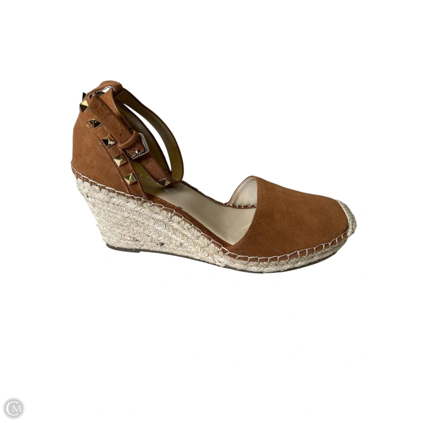 Shoes Heels Wedge By Marc Fisher In Brown, Size: 8.5