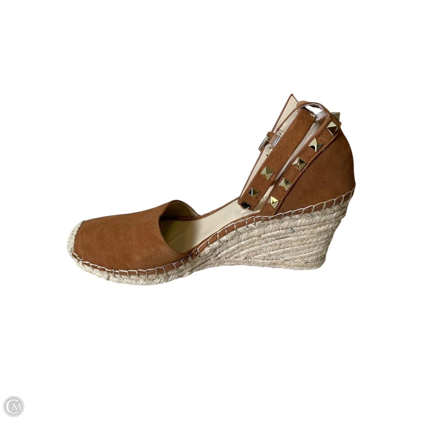 Shoes Heels Wedge By Marc Fisher In Brown, Size: 8.5