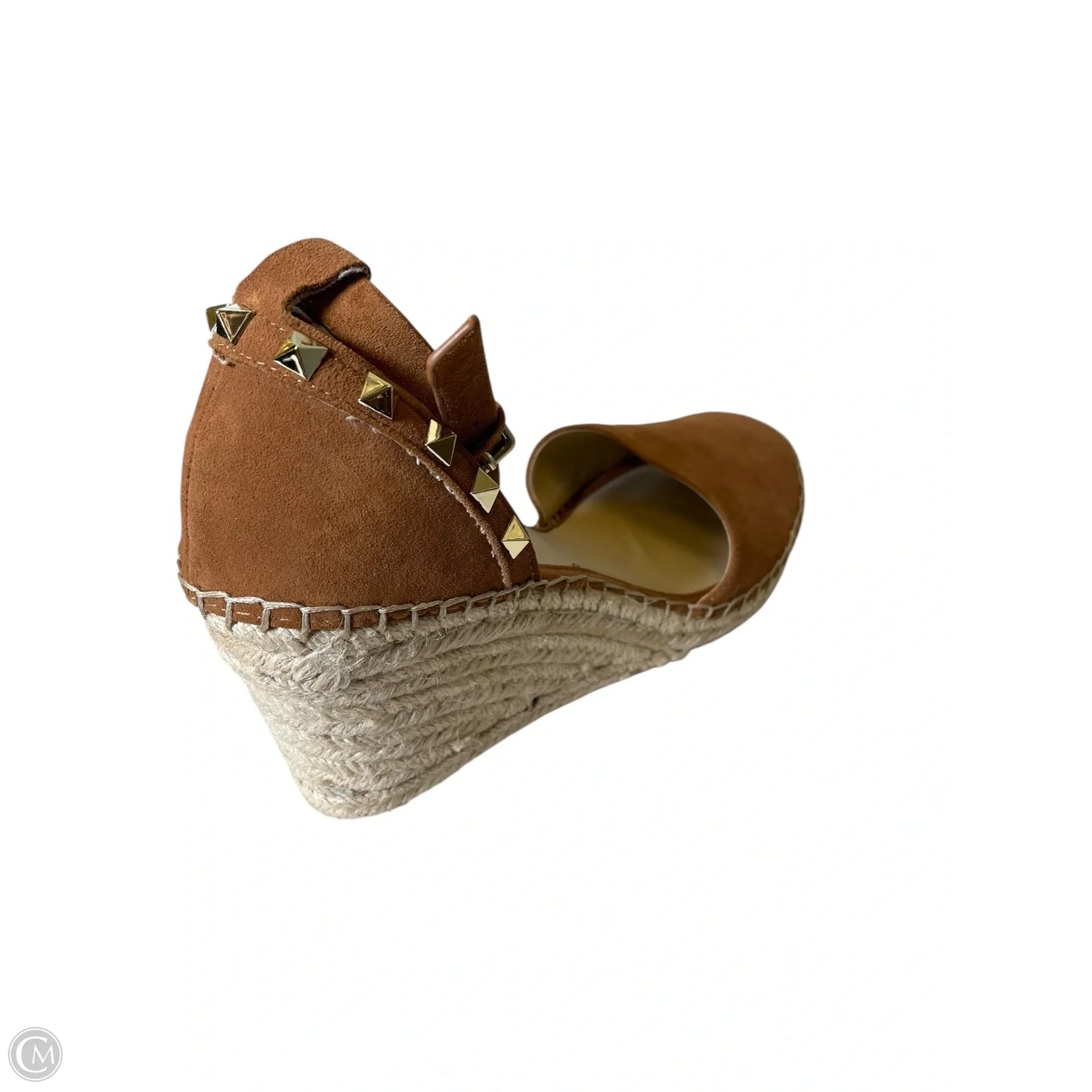 Shoes Heels Wedge By Marc Fisher In Brown, Size: 8.5