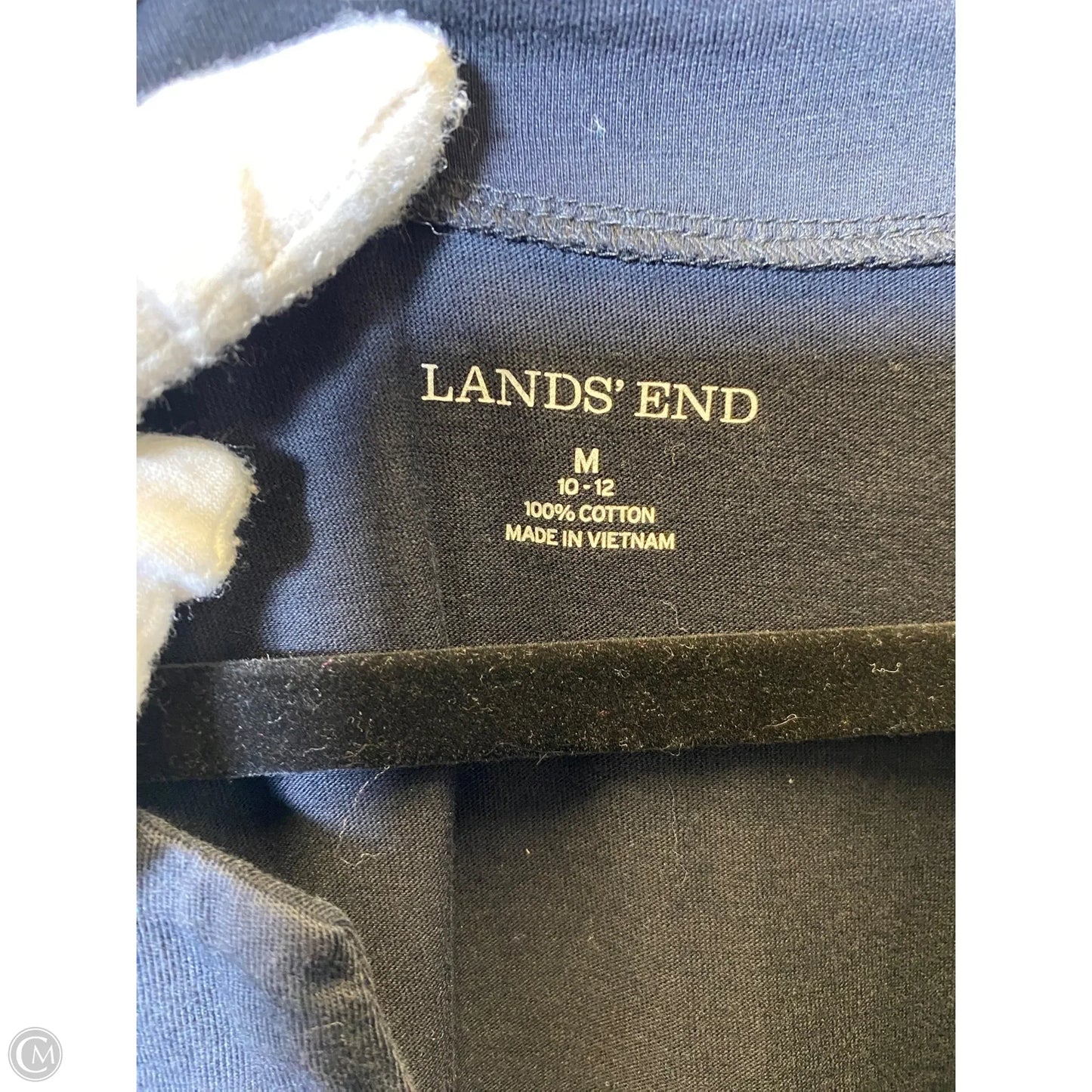 Dress Casual Midi By Lands End In Black, Size: M