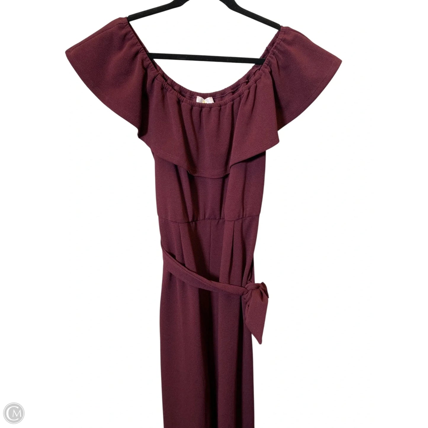 Jumpsuit By C And C In Maroon, Size: L