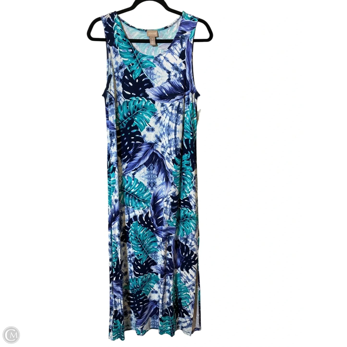 Dress Casual Maxi By Chicos In Multi-colored, Size: M