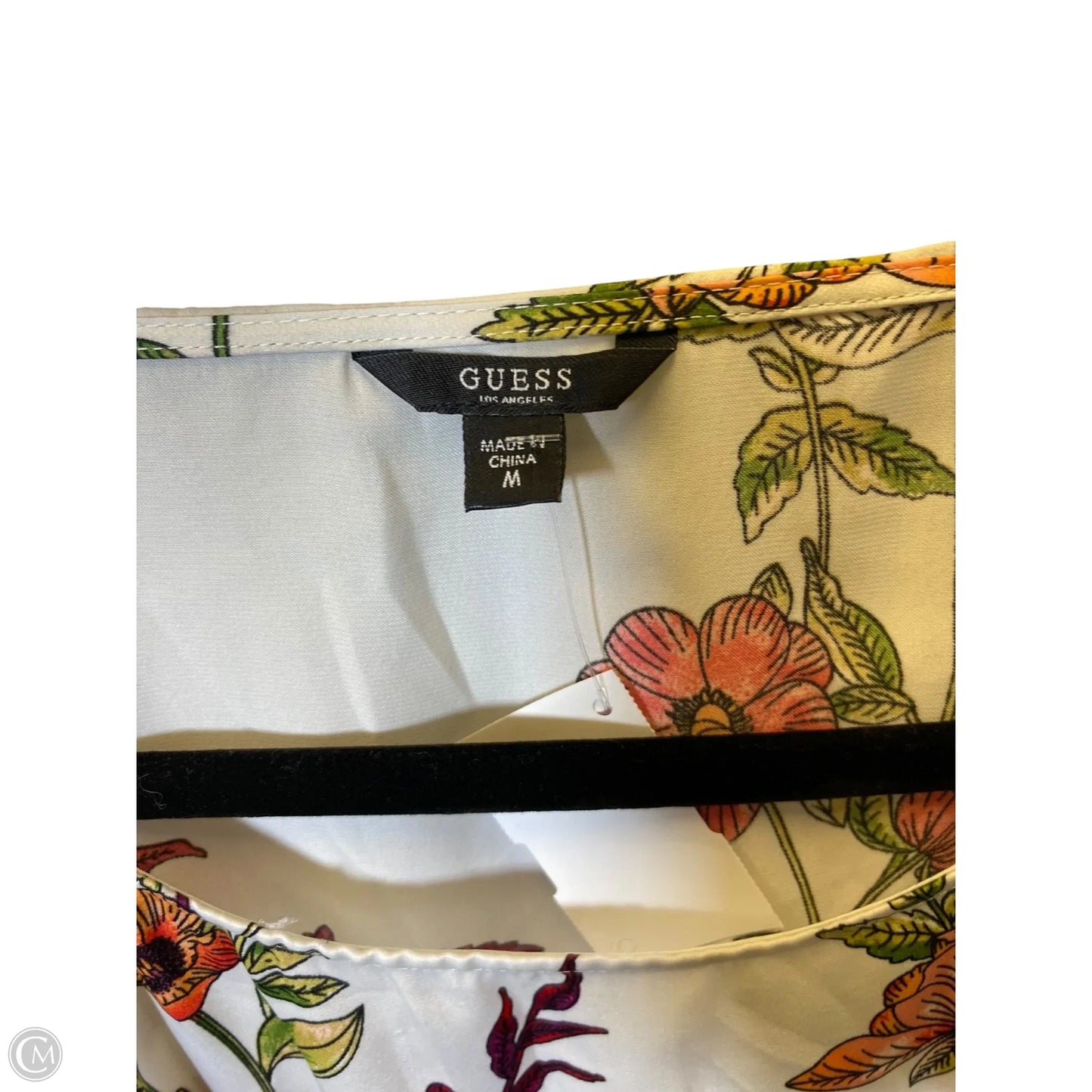 Top Long Sleeve By Guess In Multi-colored, Size: M