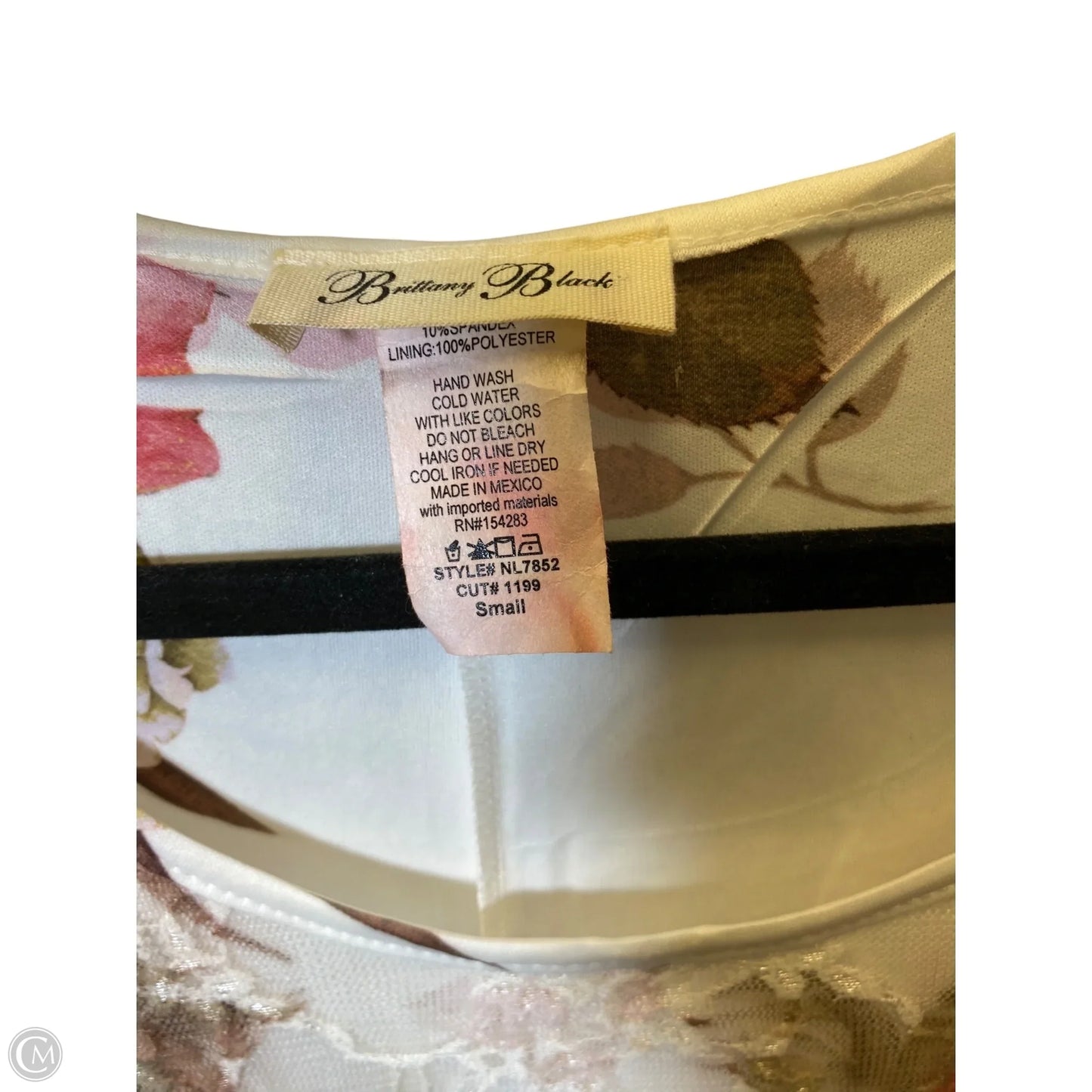 Top Short Sleeve By Brittany Black In Multi-colored, Size: S