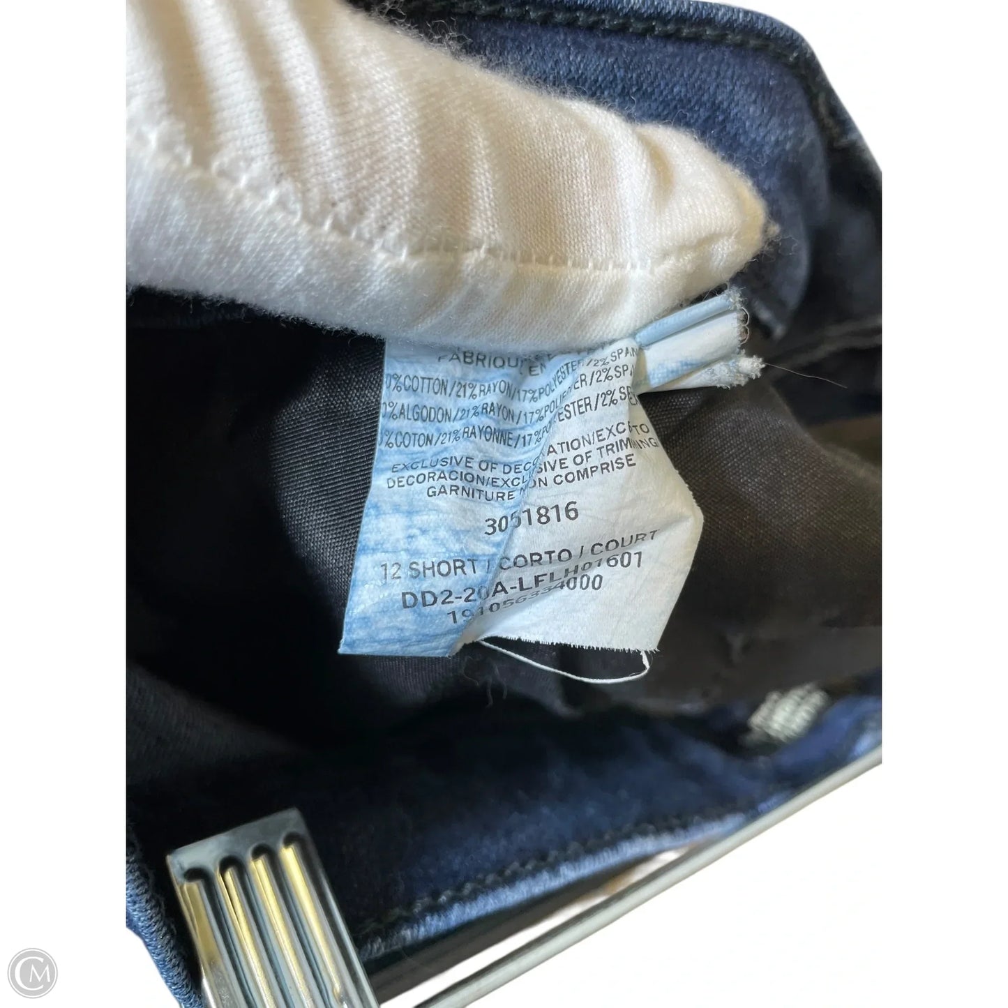 Jeans Straight By Lee In Blue Denim, Size: 12