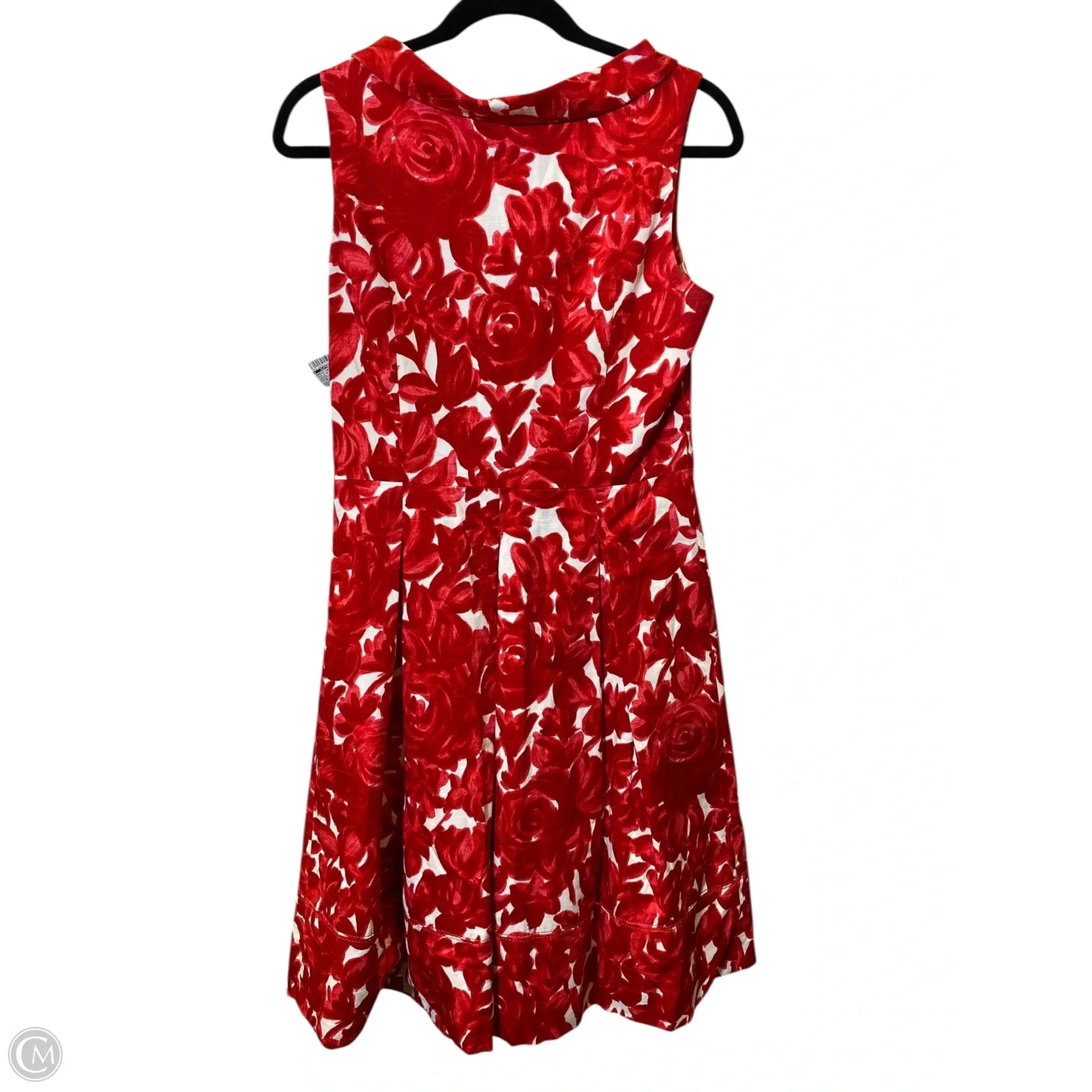 Dress Casual Midi By Clothes Mentor In Red & White, Size: S
